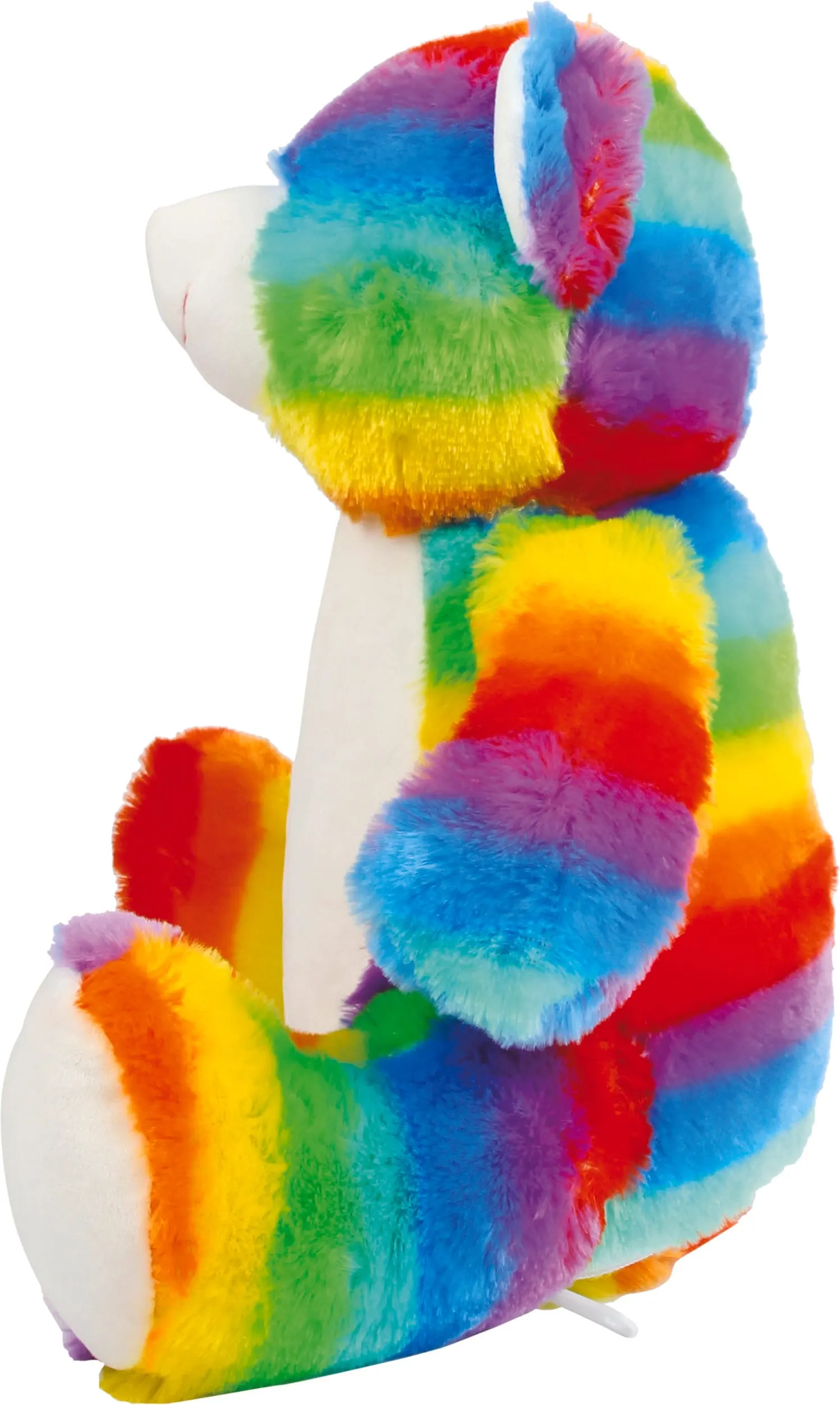 Oso de peluche multicolor con cremallera
