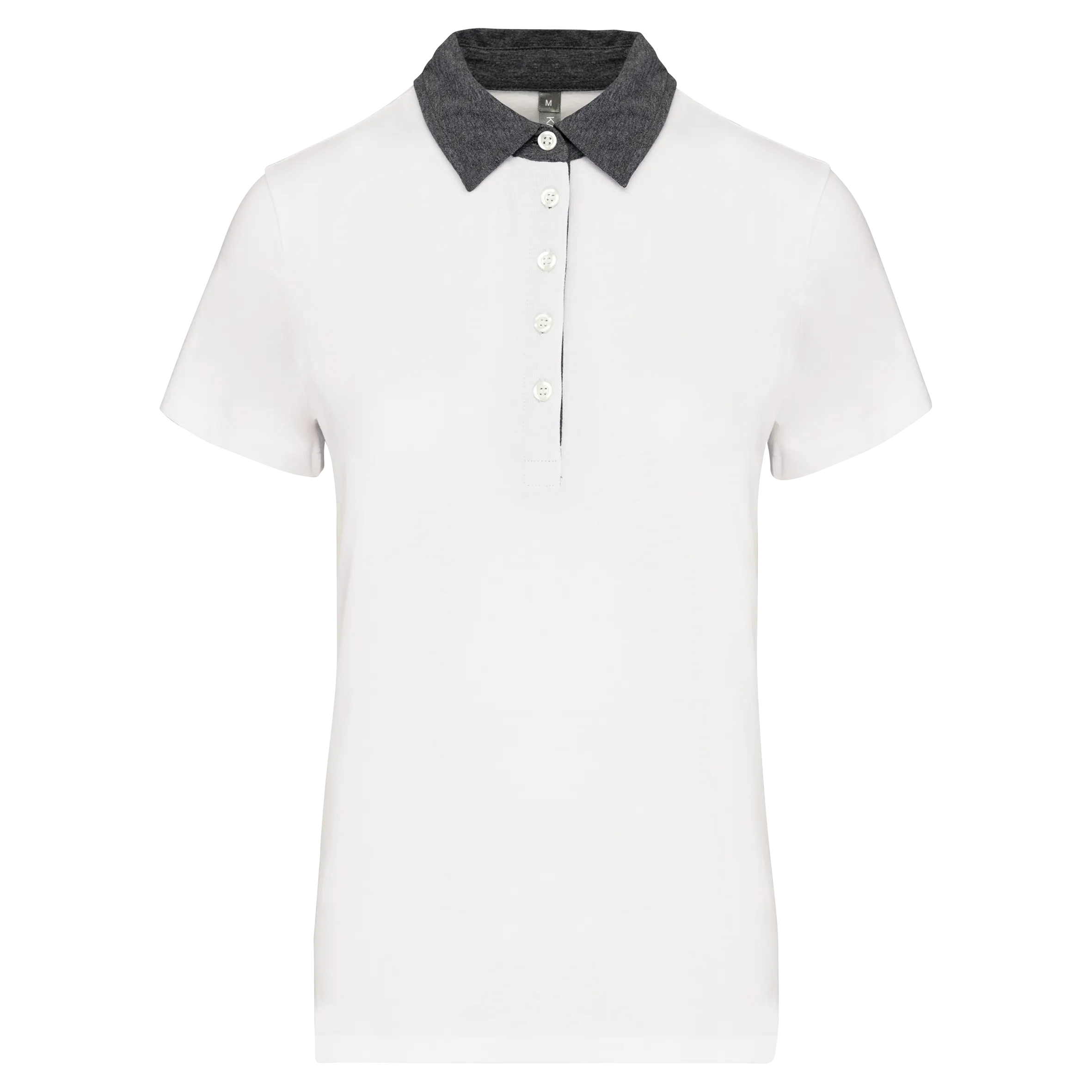 Polo jersey bicolor mujer