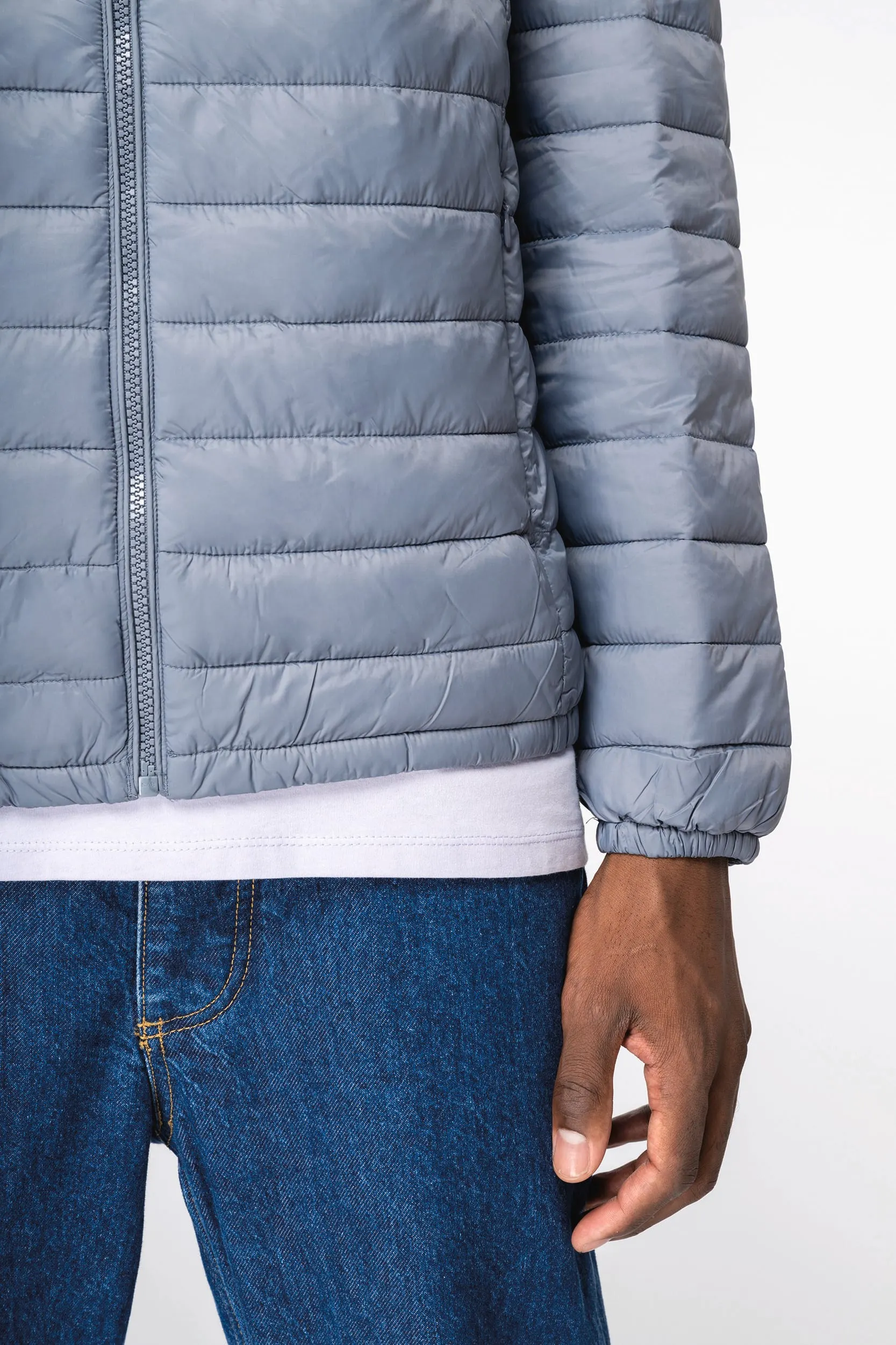Chaqueta acolchada ligera ecorresponsable hombre