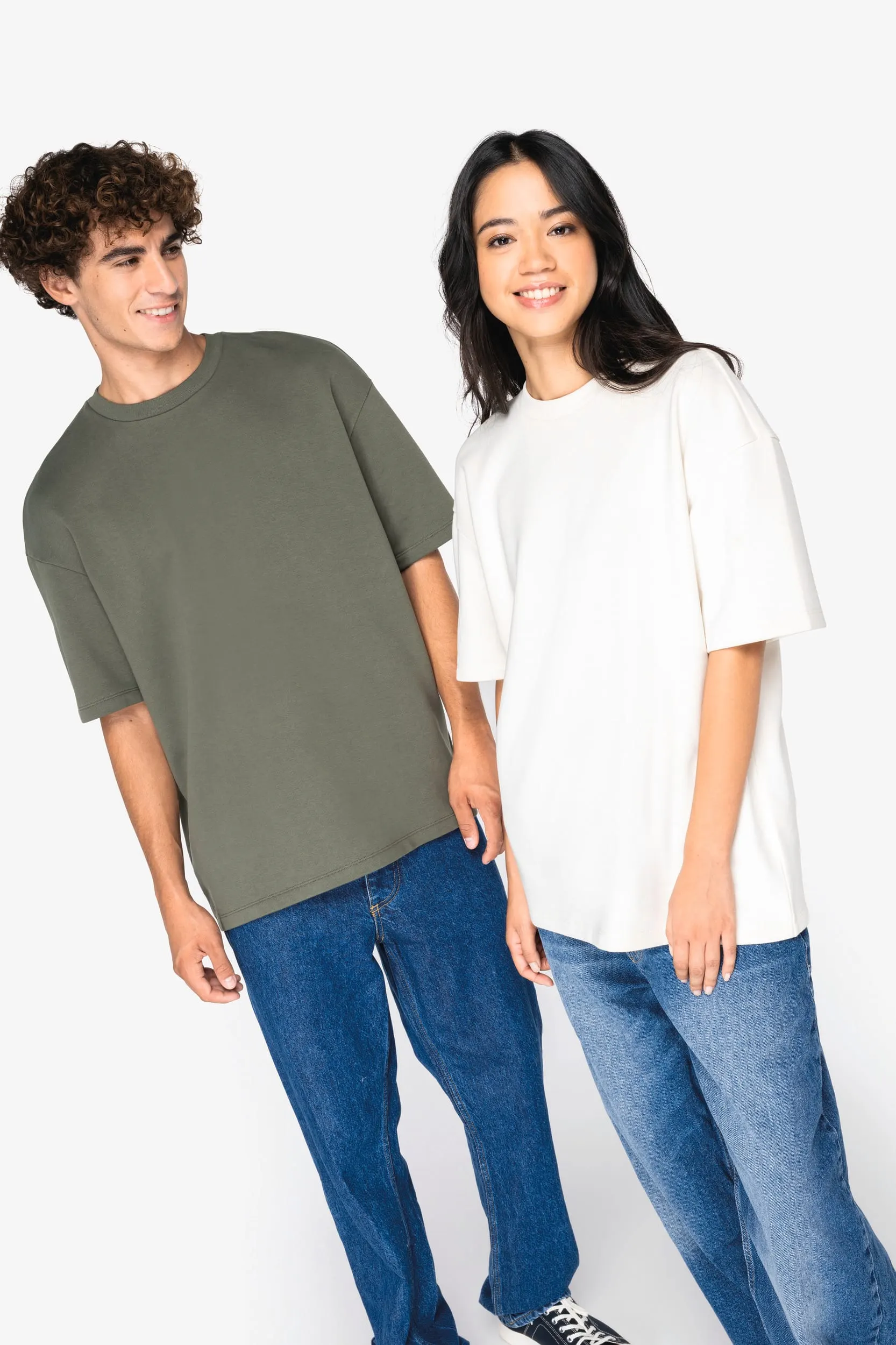 Camiseta ecorresponsable oversize French Terry unisex