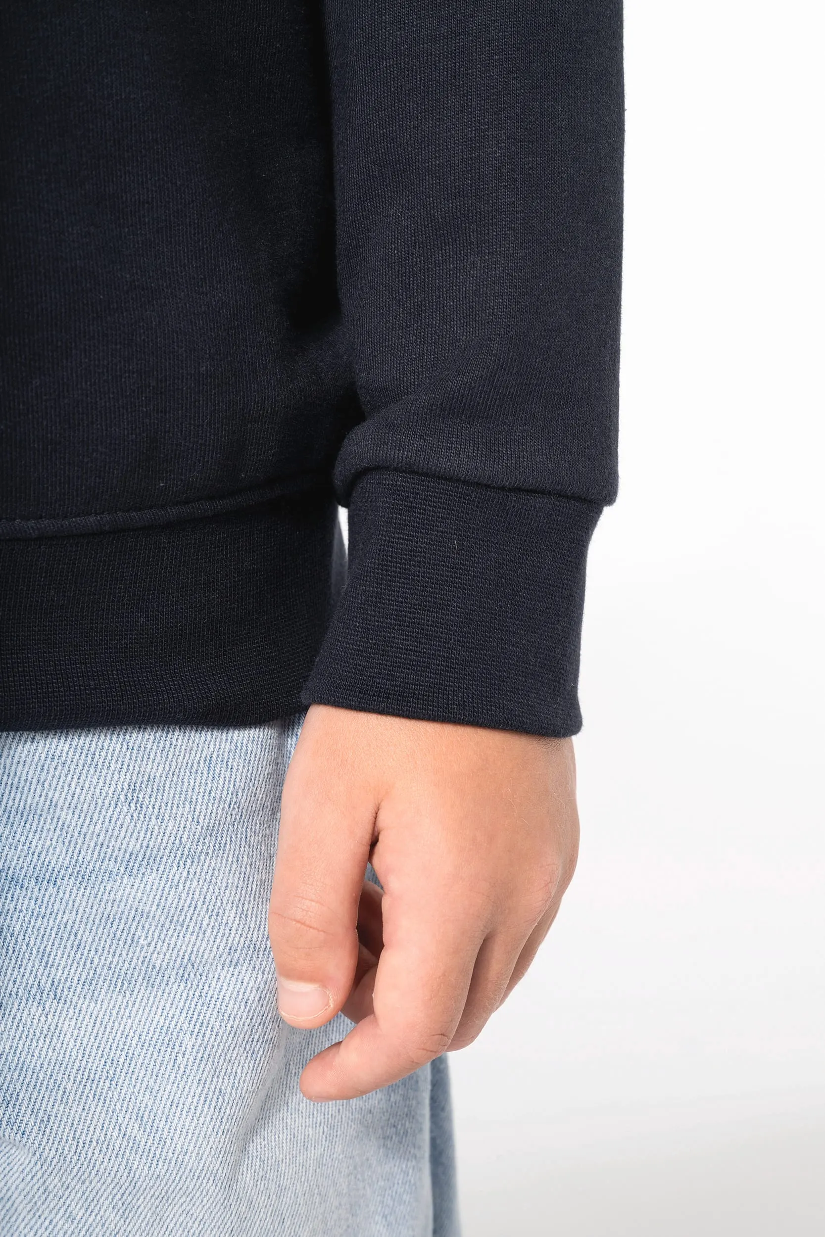 Sudadera reciclada cuello redondo infantil