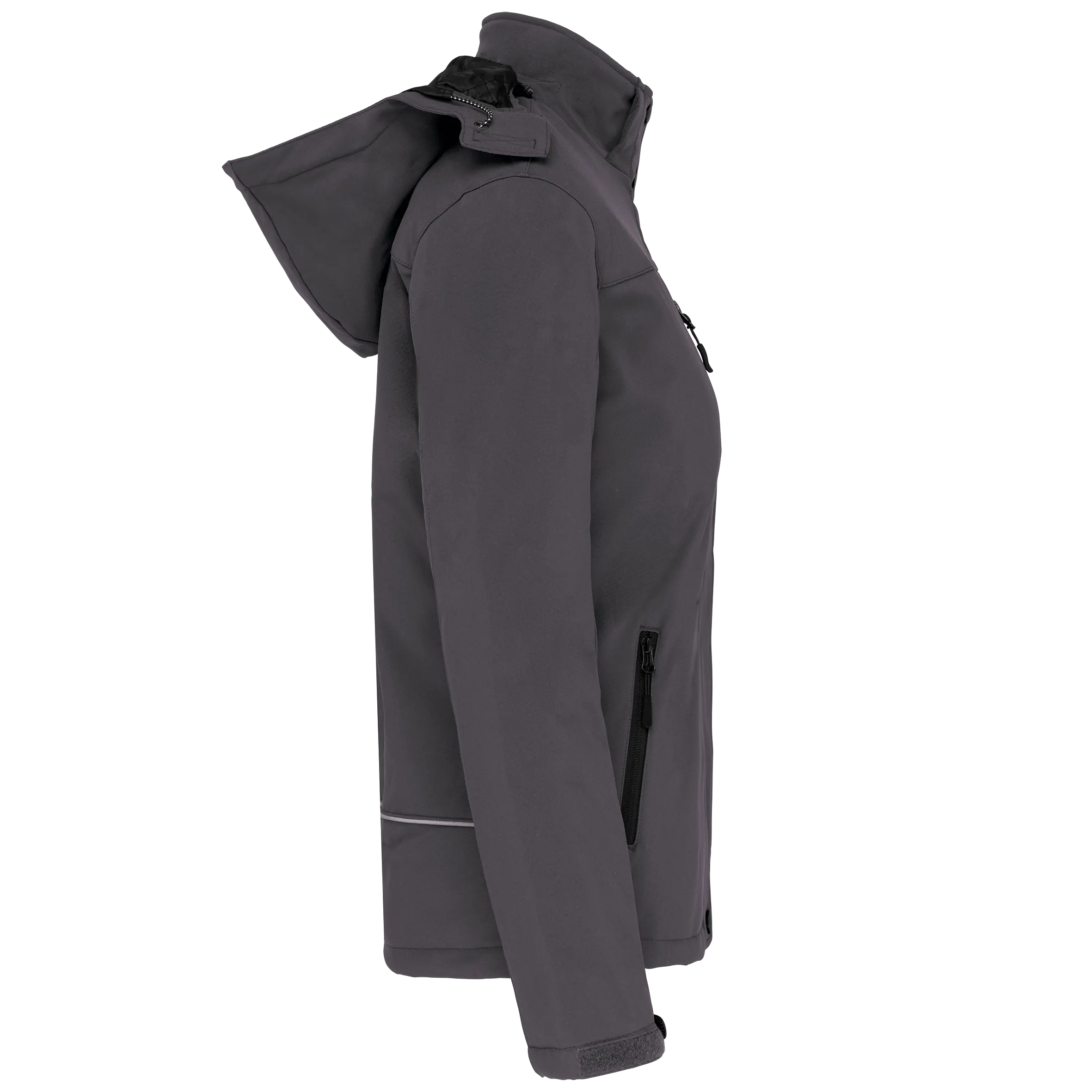 Parka softshell acolchada con capucha mujer