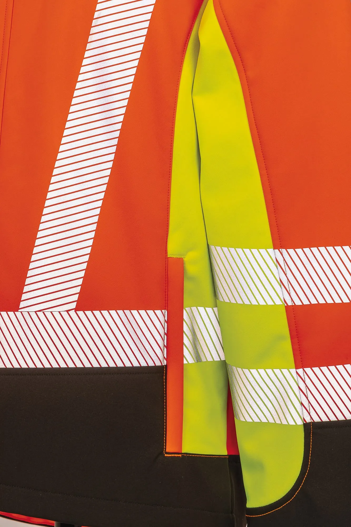 Chaqueta softshell de seguridad de 3 capas reciclada<br/>