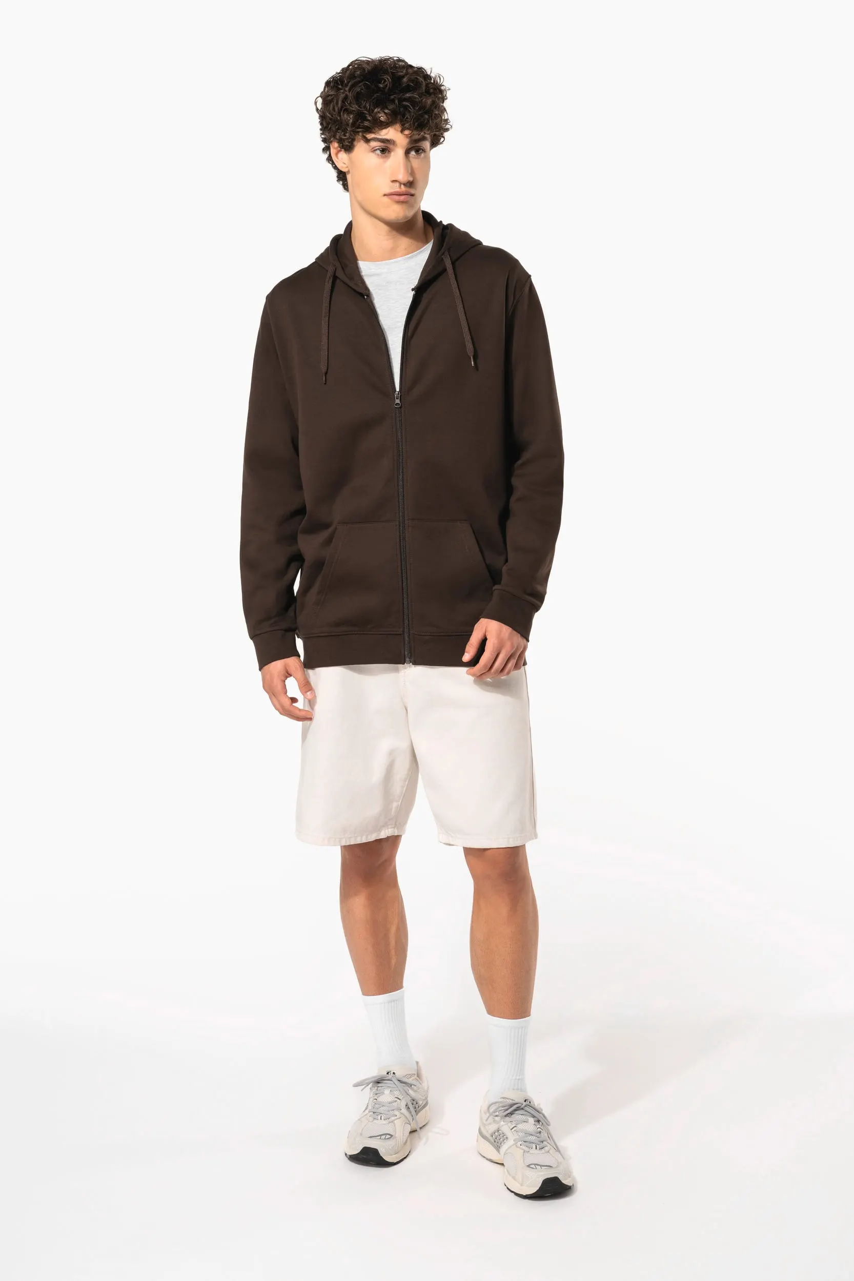 Sudadera capucha y cremallera unisex