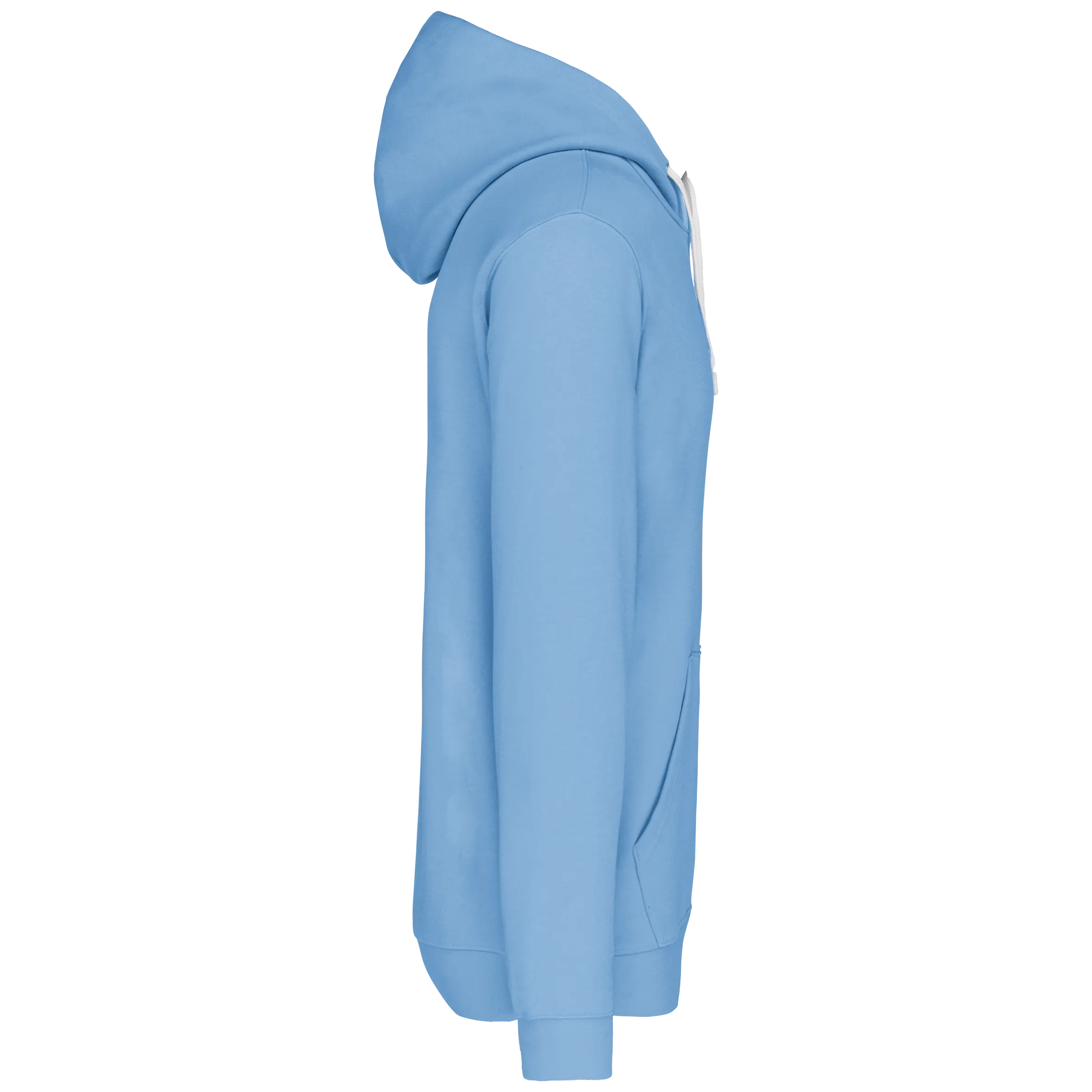 Sudadera capucha contrastada hombre