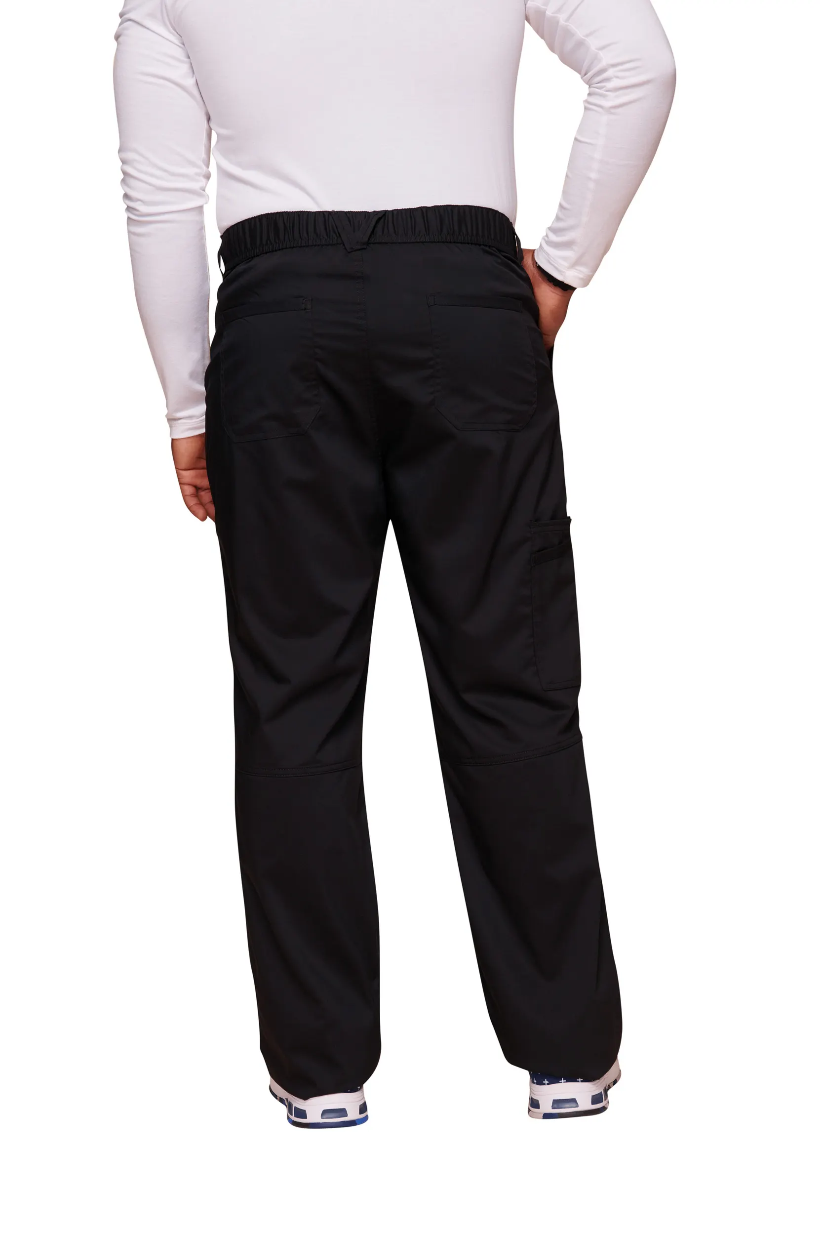Pantalones tipo cargo con bragueta hombre