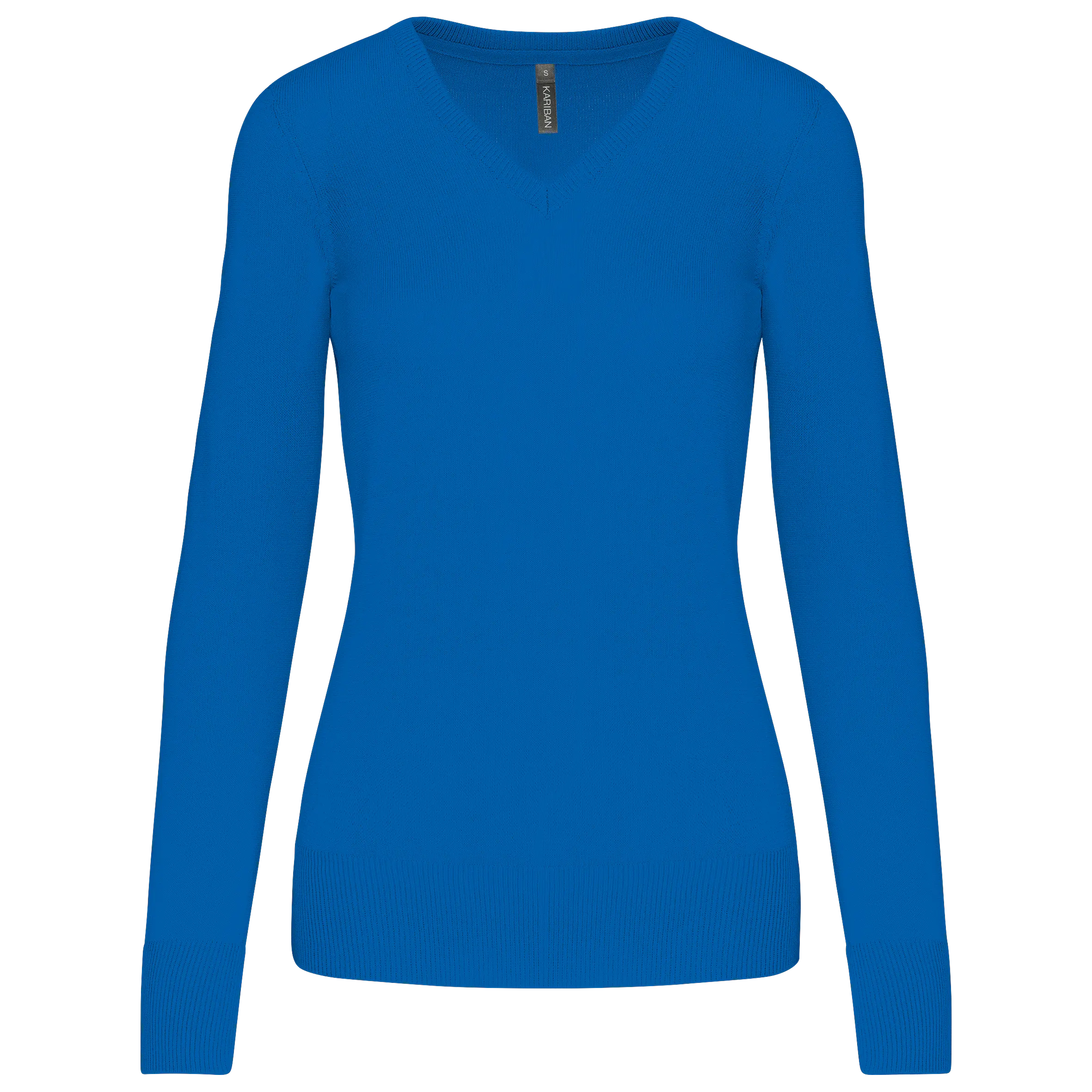 Jersey cuello de pico mujer