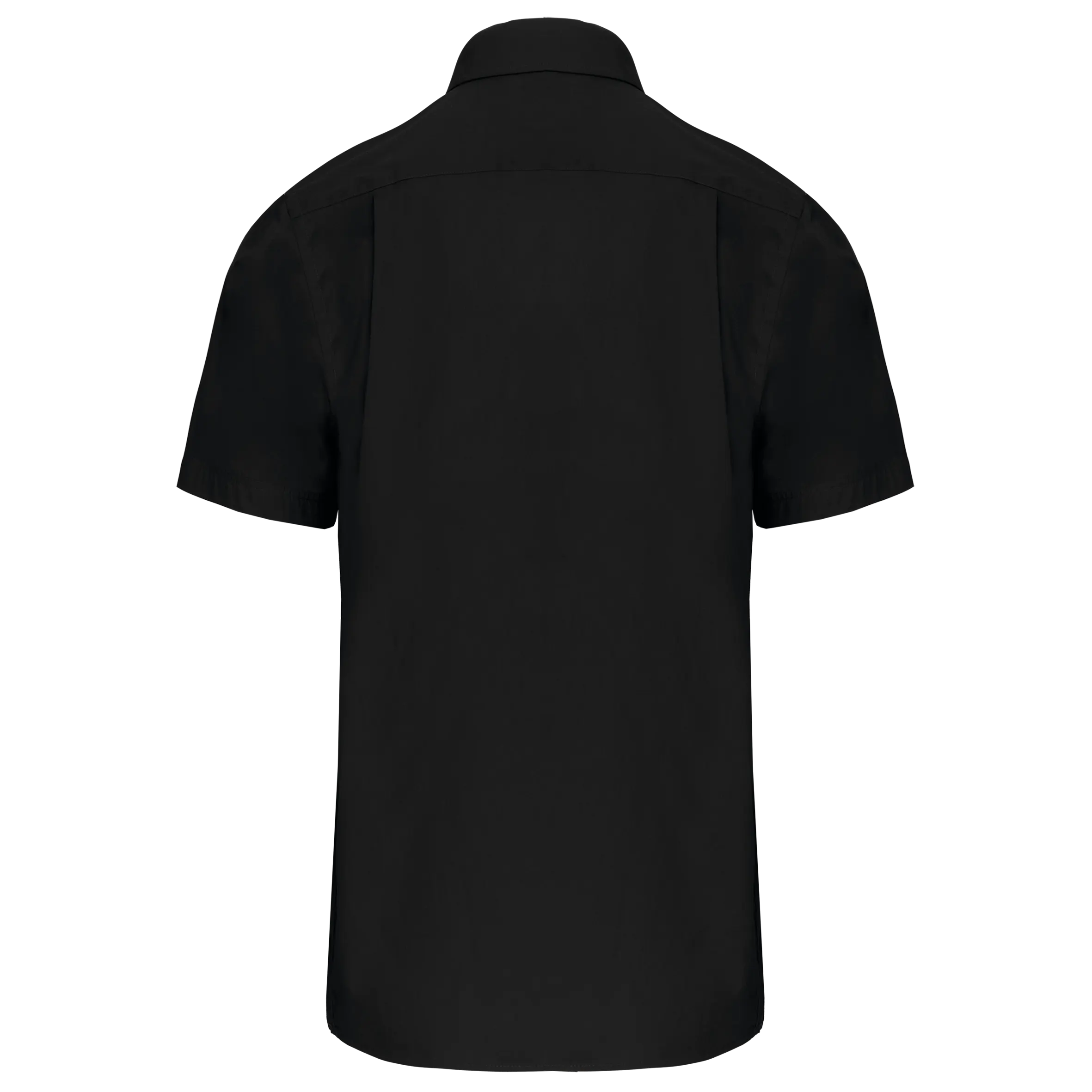 Camisa popelina manga corta hombre