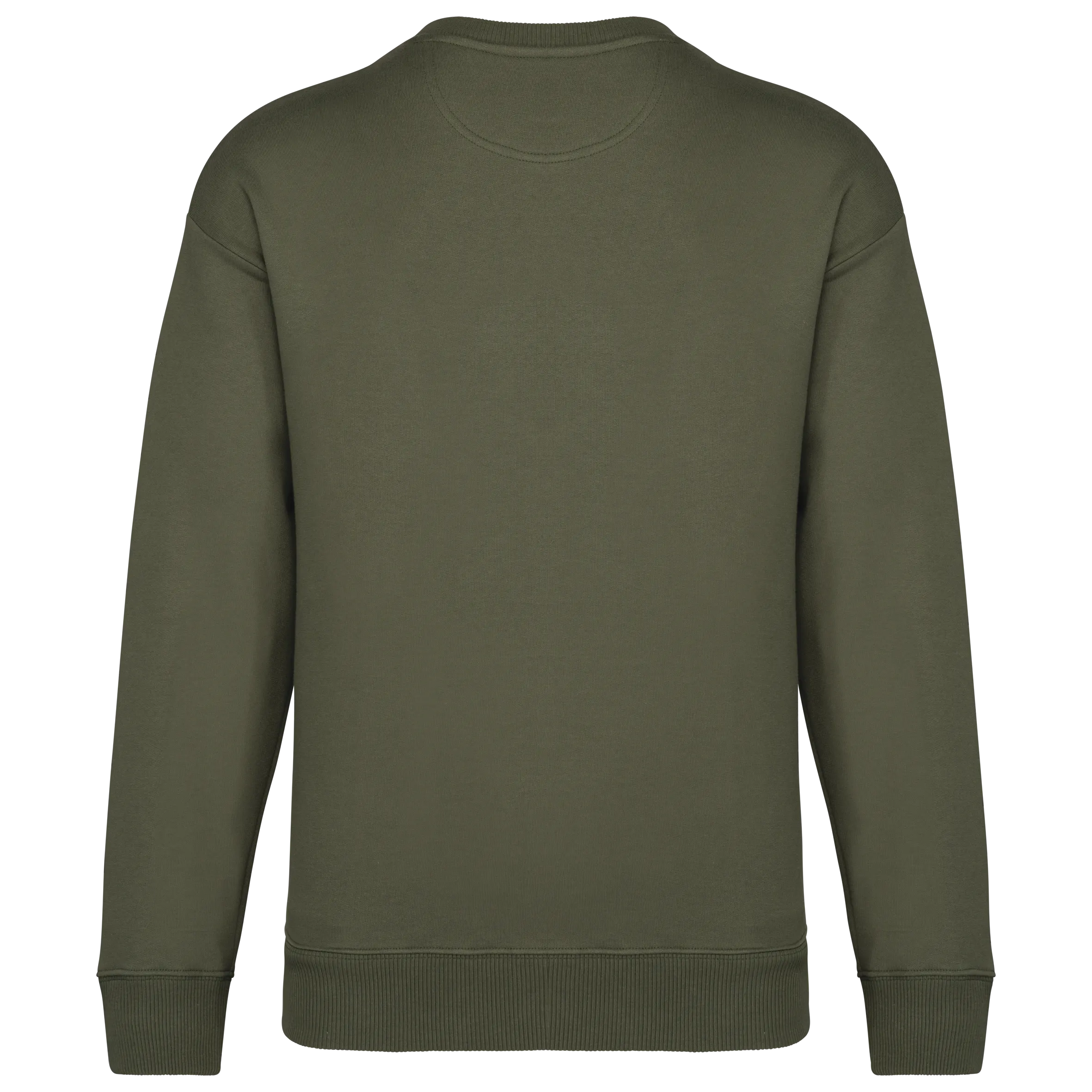 Sudadera cuello redondo oversize unisex