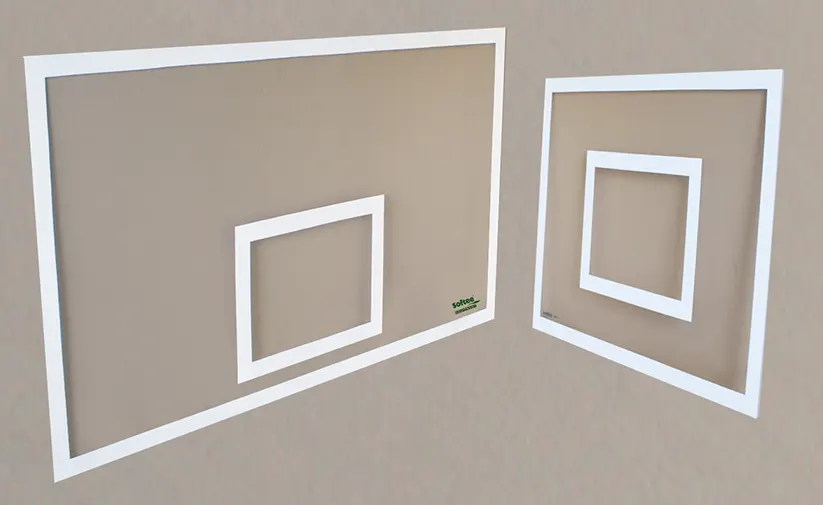 TABLERO MINIBASKET METACRILATO TAMAÑO REGLAMENTARIO