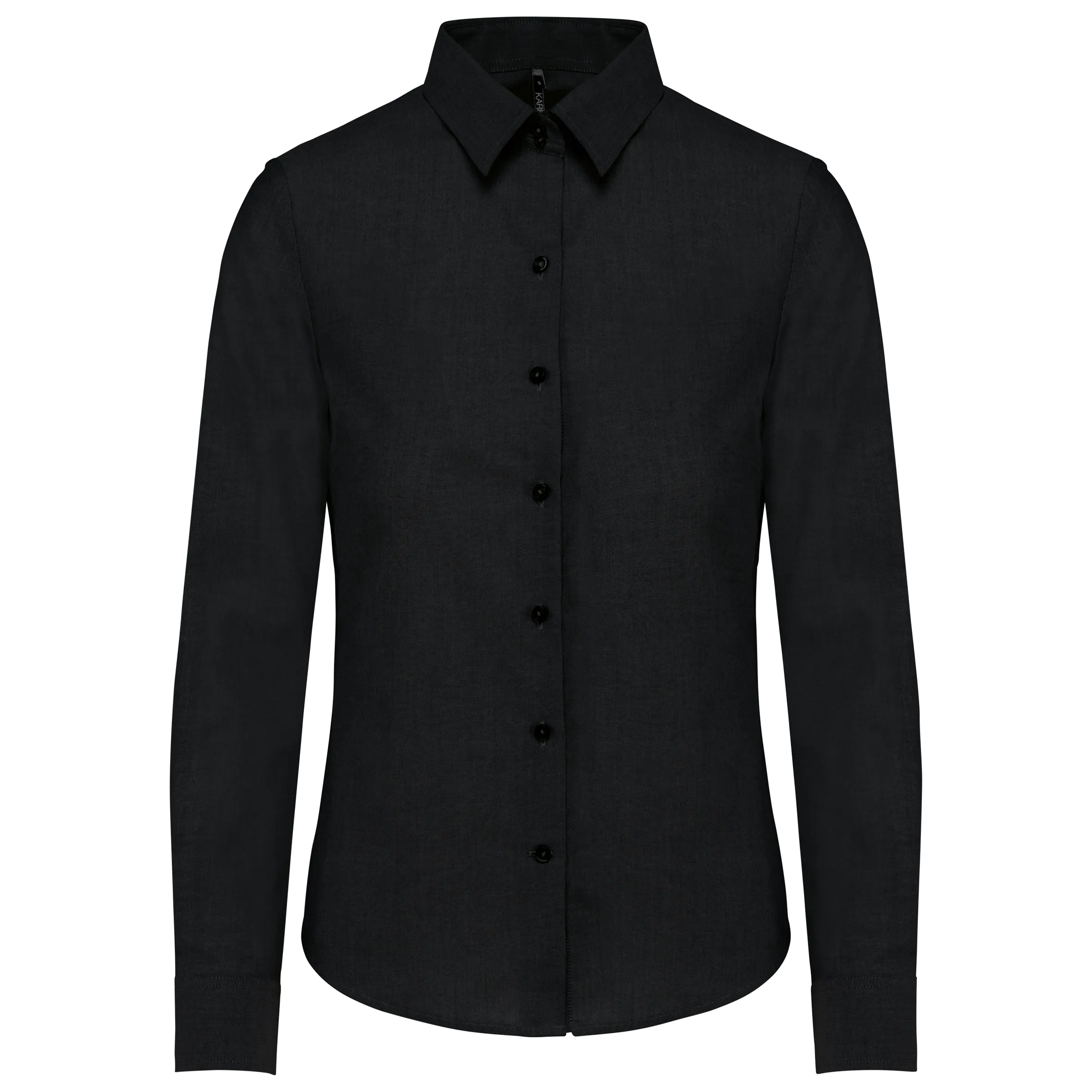 Camisa oxford manga larga mujer