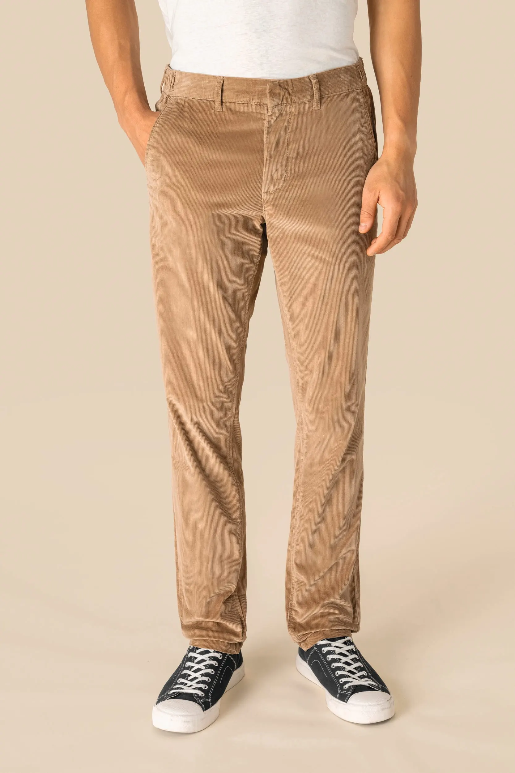 Pantalones ecorresponsable de pana hombre