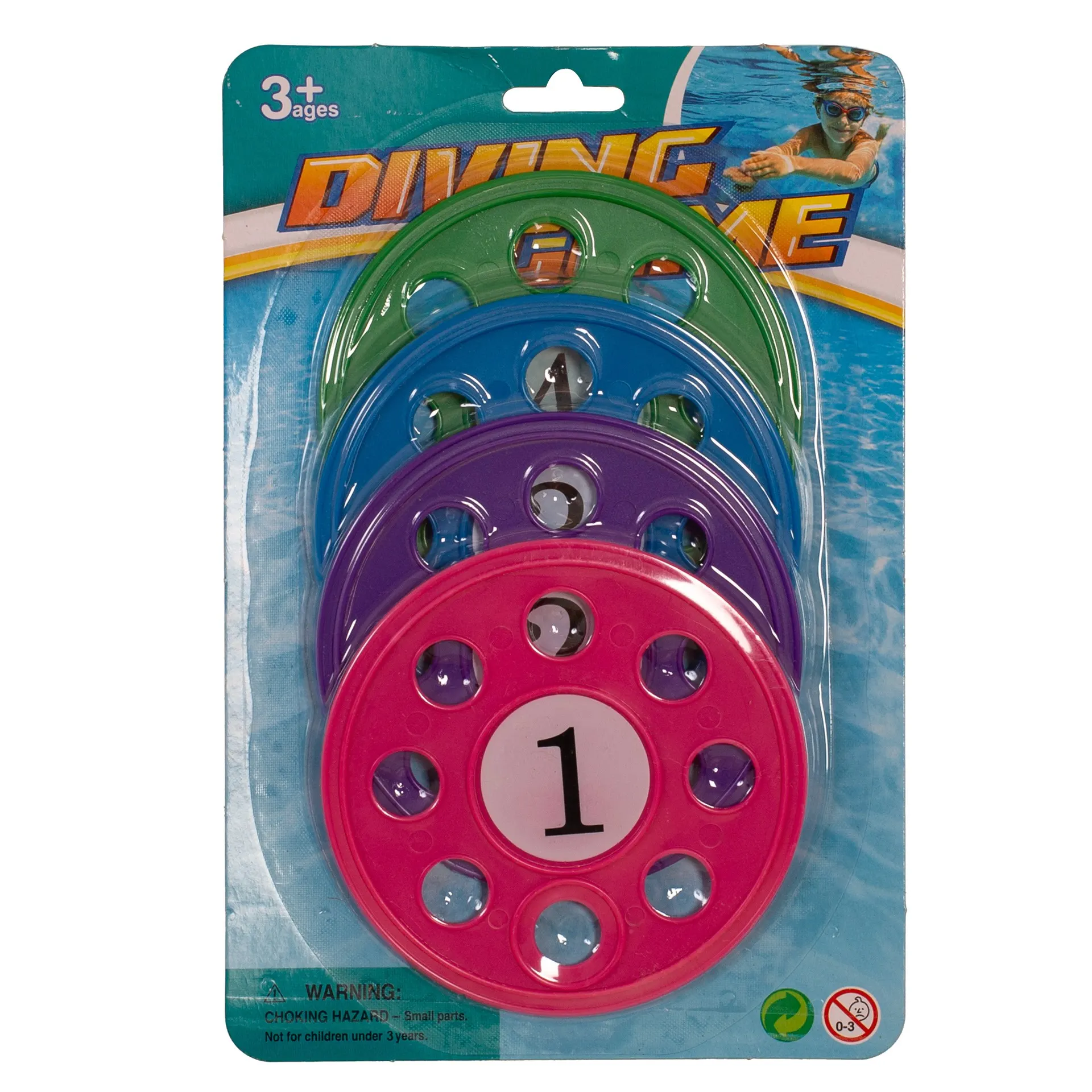 JUEGO DE 4 DISCOS CON AGUJEROS