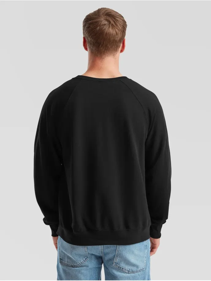 SUDADERA FRUIT OF THE LOOM LIGHTWEIGHT RAGLAN SWEAT
