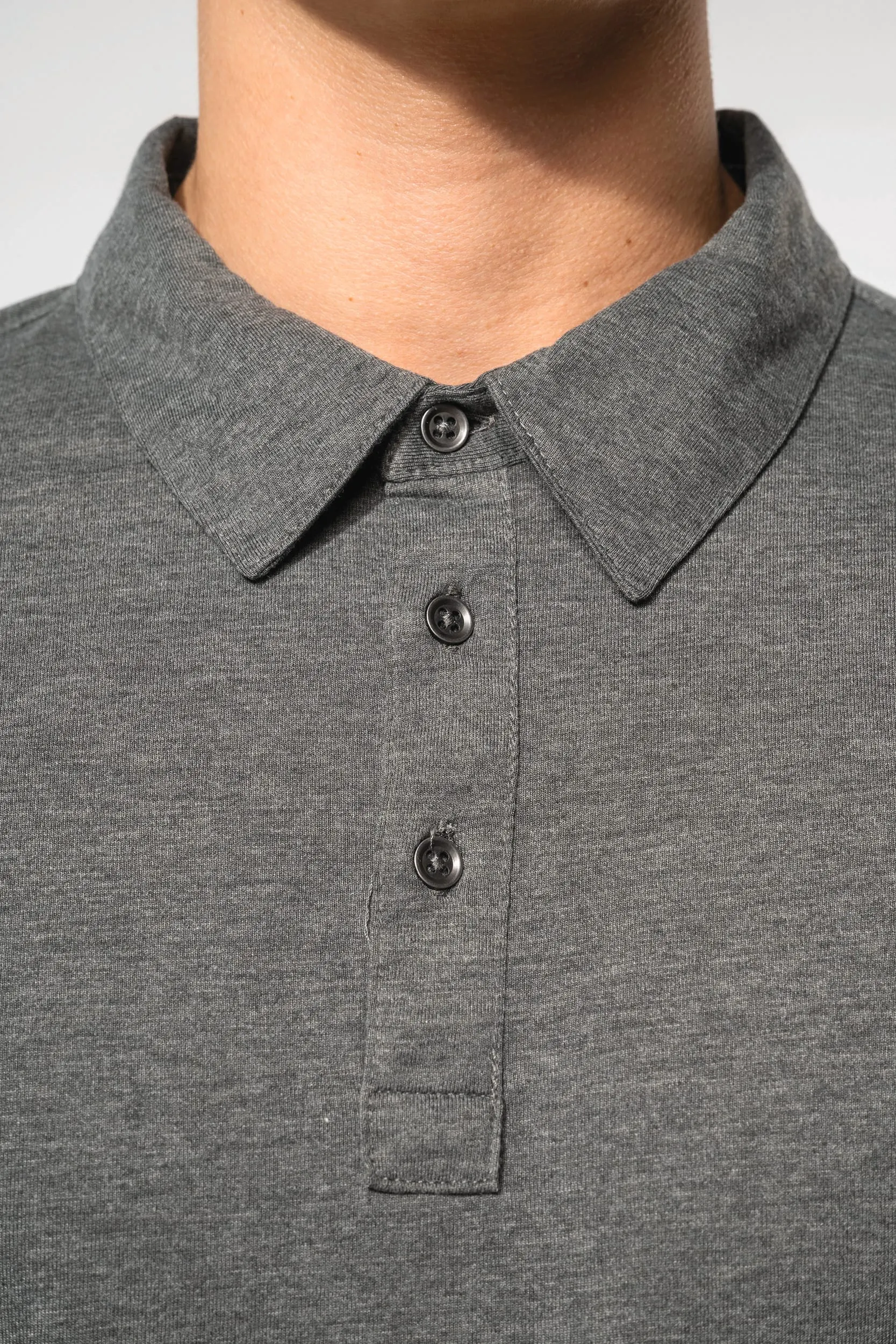 Polo jersey manga corta hombre