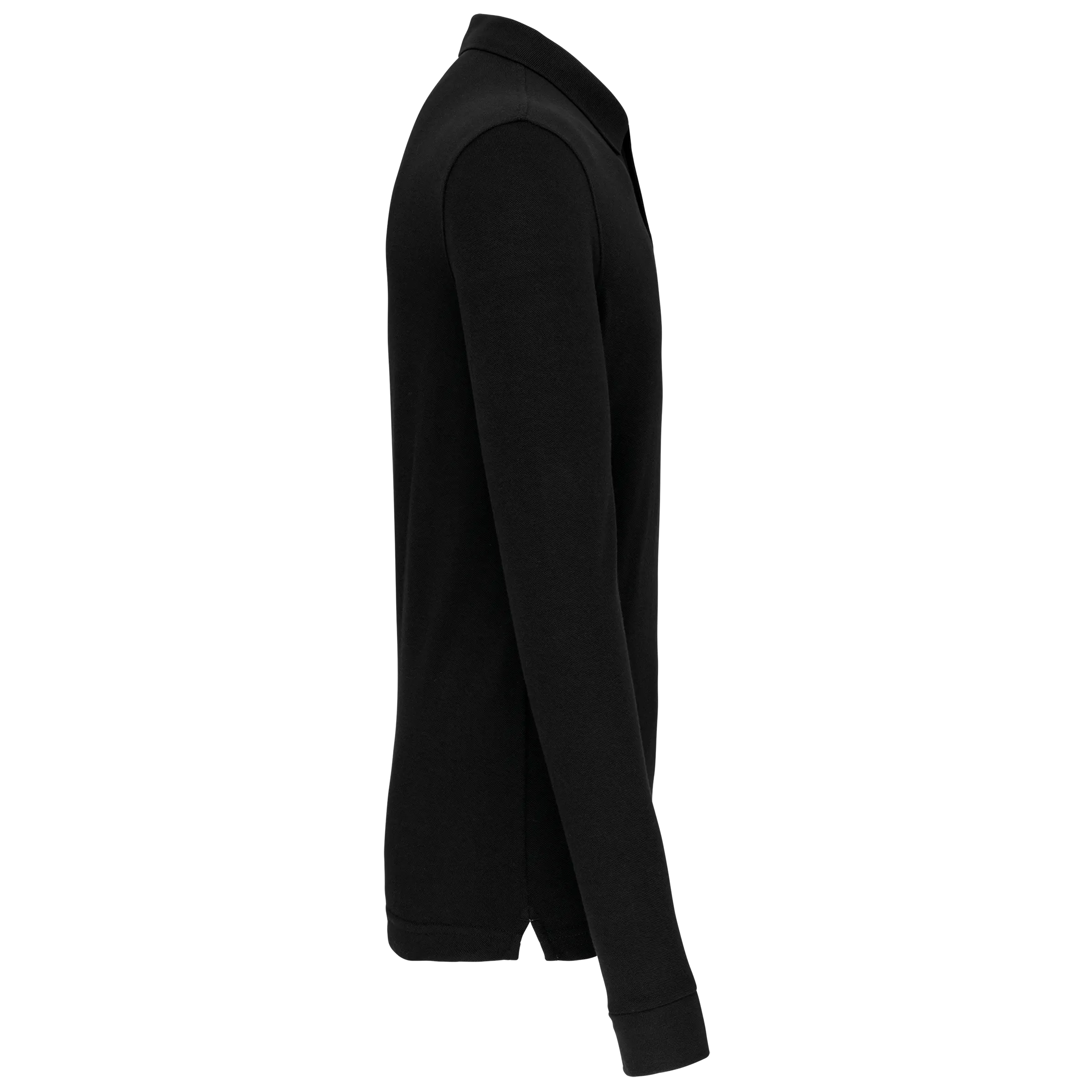 Polo Antibacteriano manga larga hombre