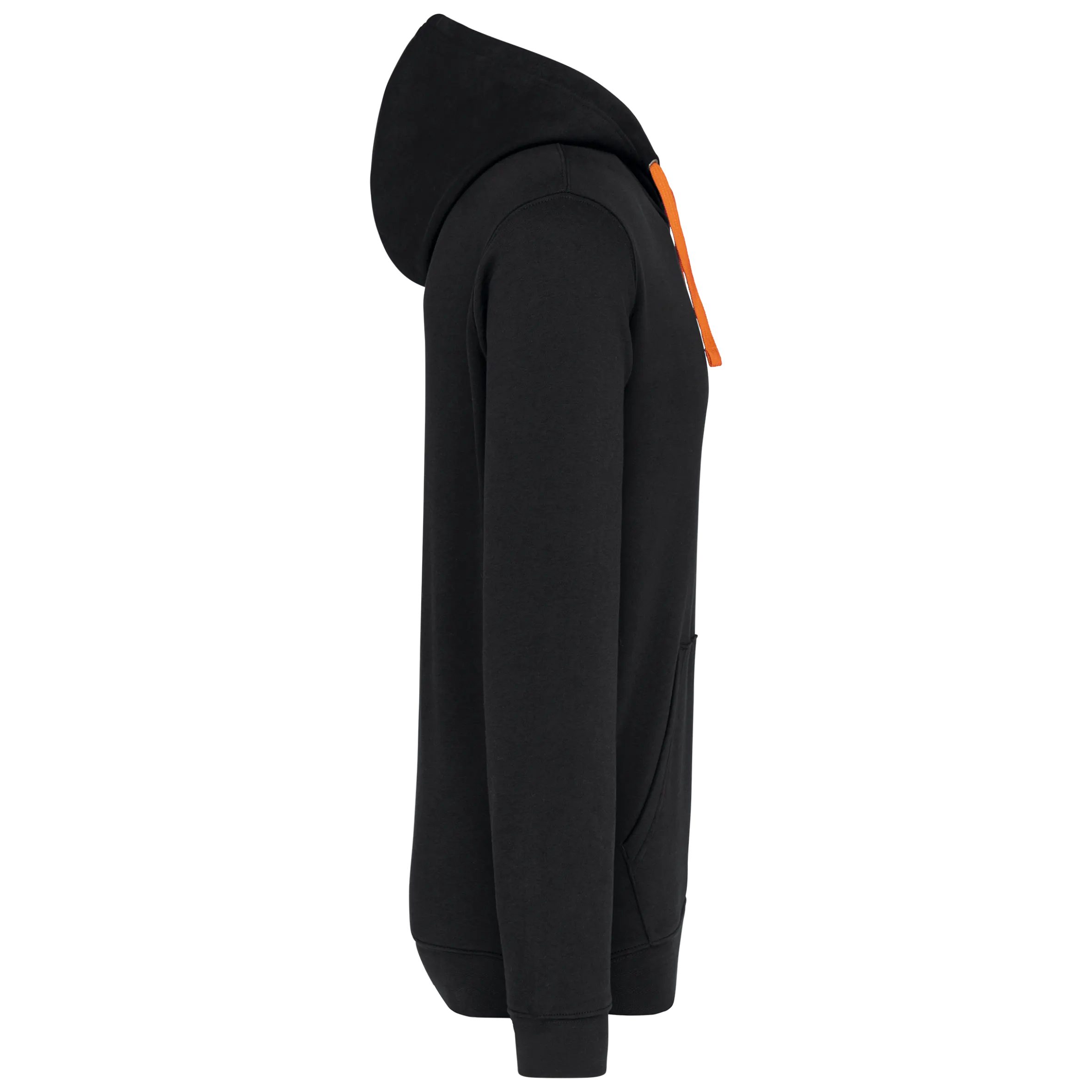 Sudadera capucha contrastada hombre