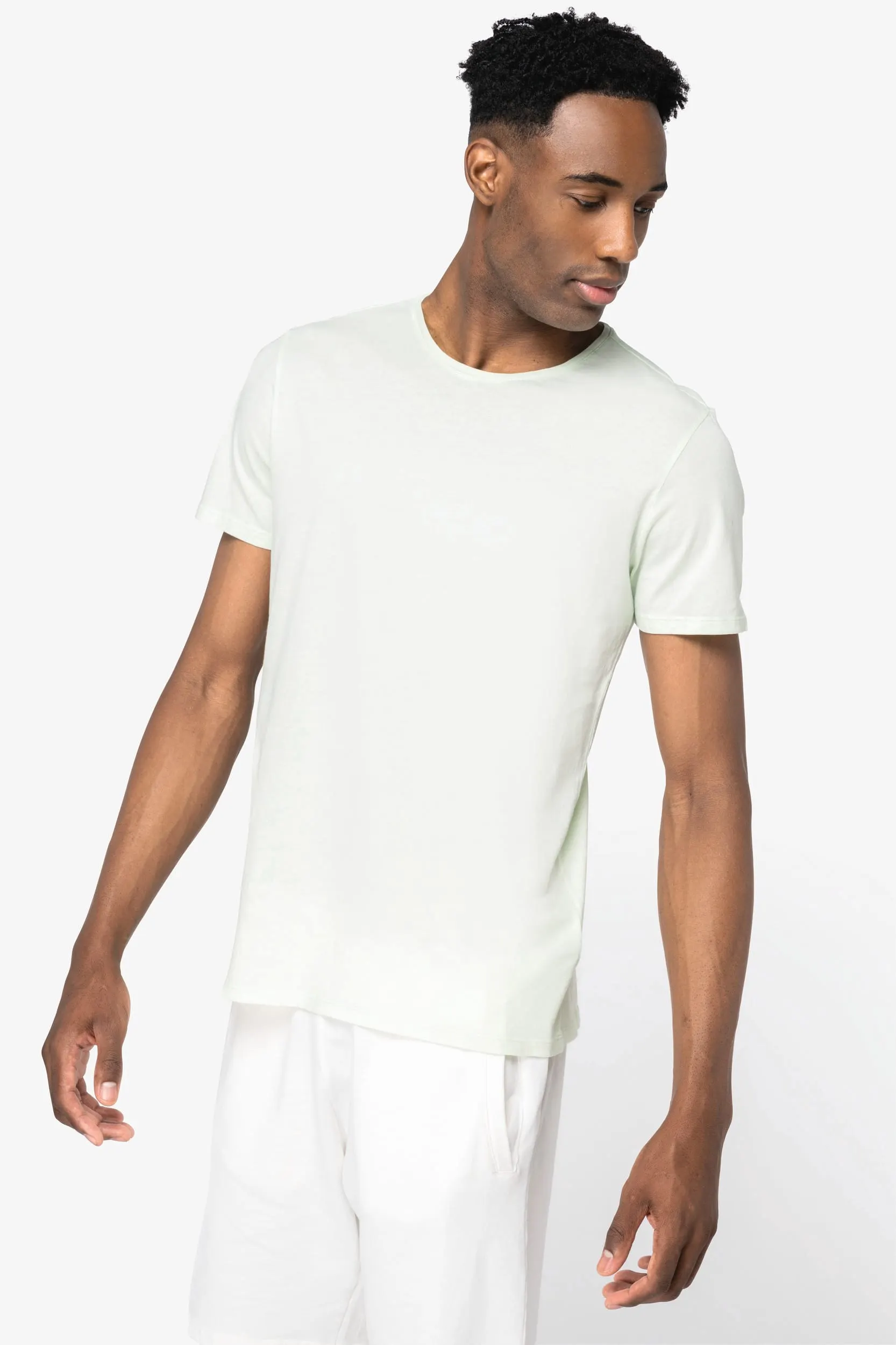 Camiseta ecorresponsable efecto lavado unisex