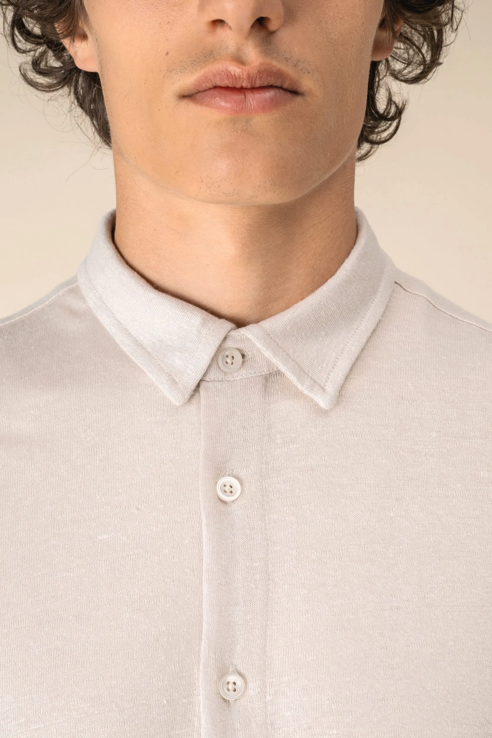 Camisa de lino hombre