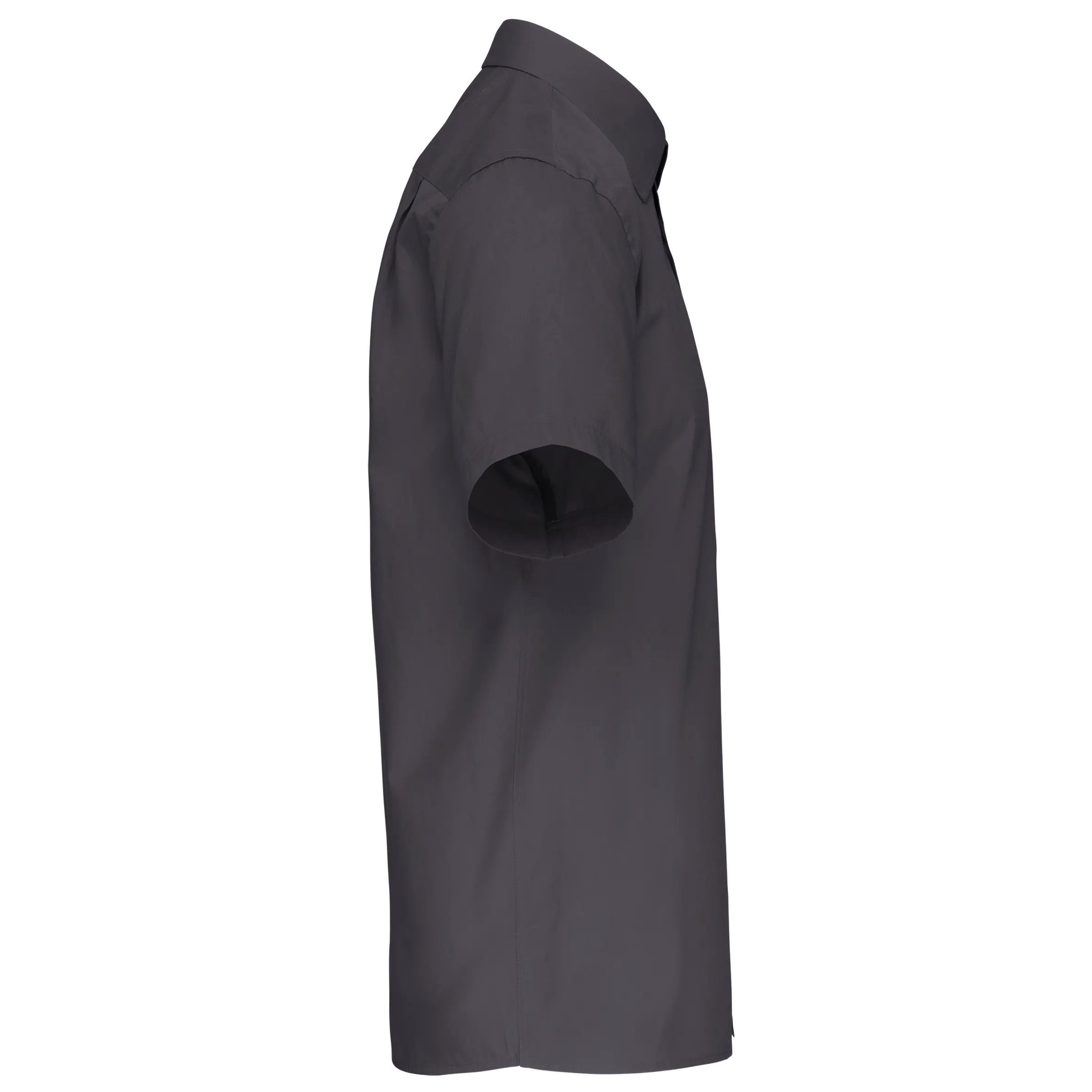 Camisa popelina manga corta hombre