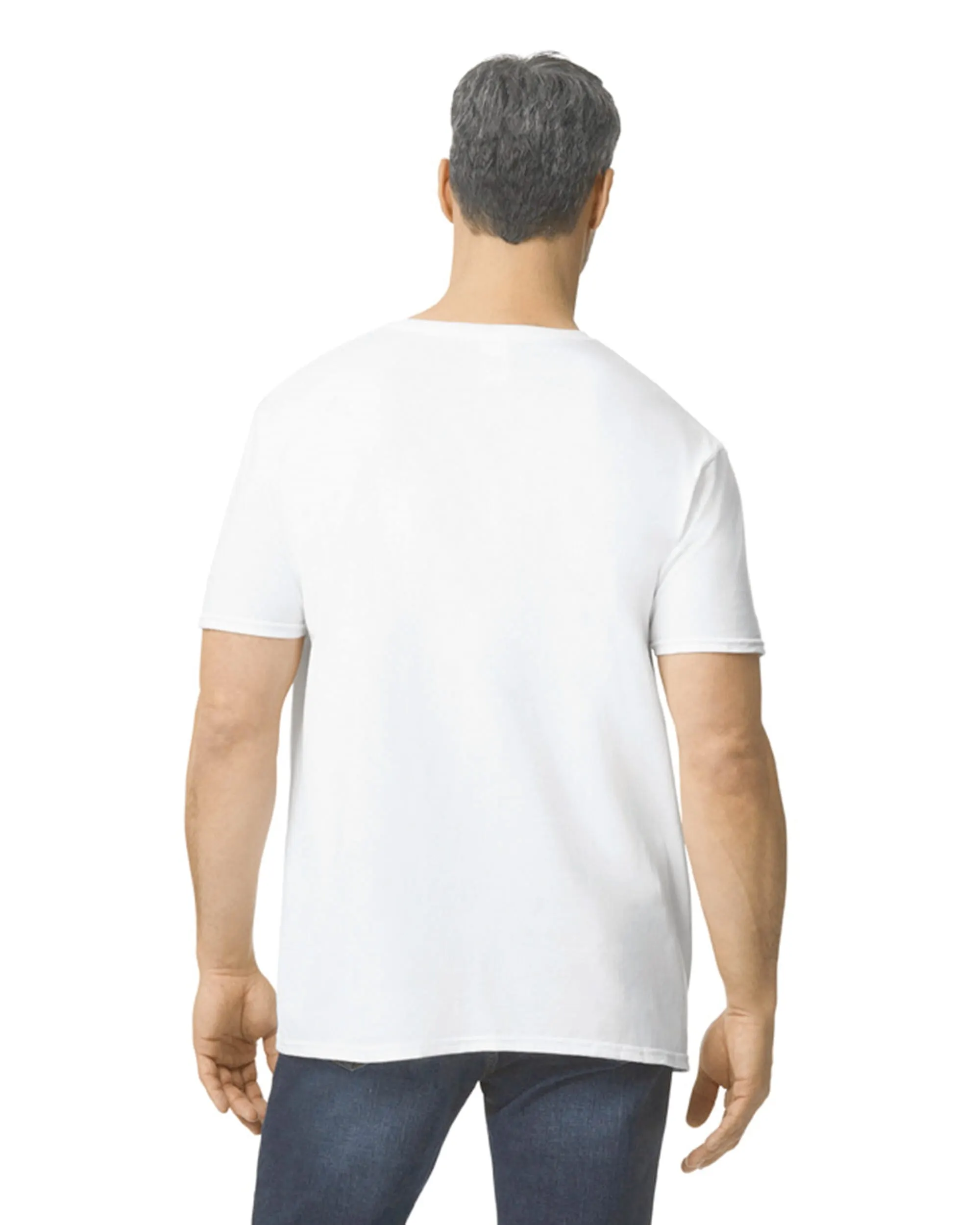 Camiseta SoftStyle cuello de pico hombre