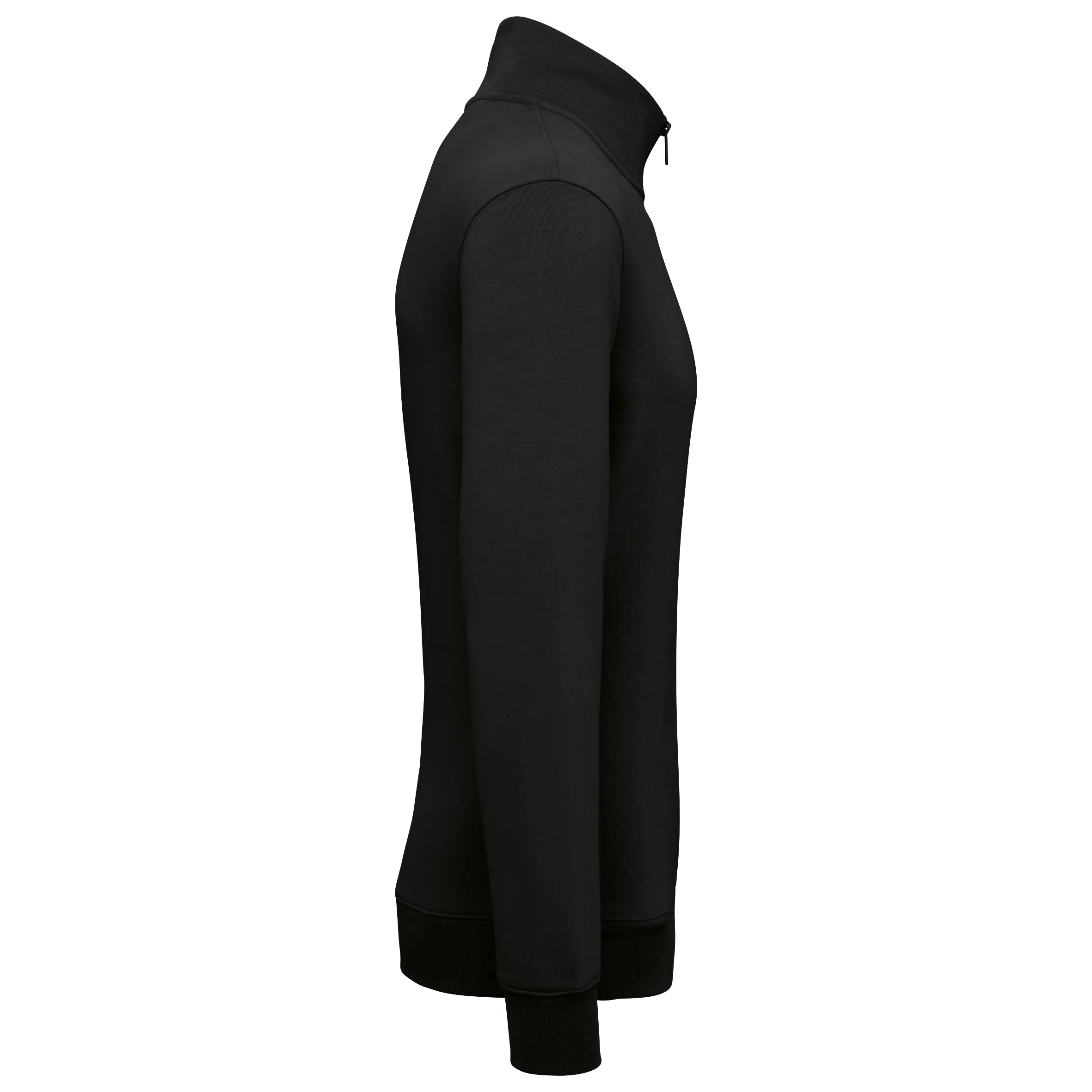 Sudadera ecorresponsable de cuello alto con cremallera hombre