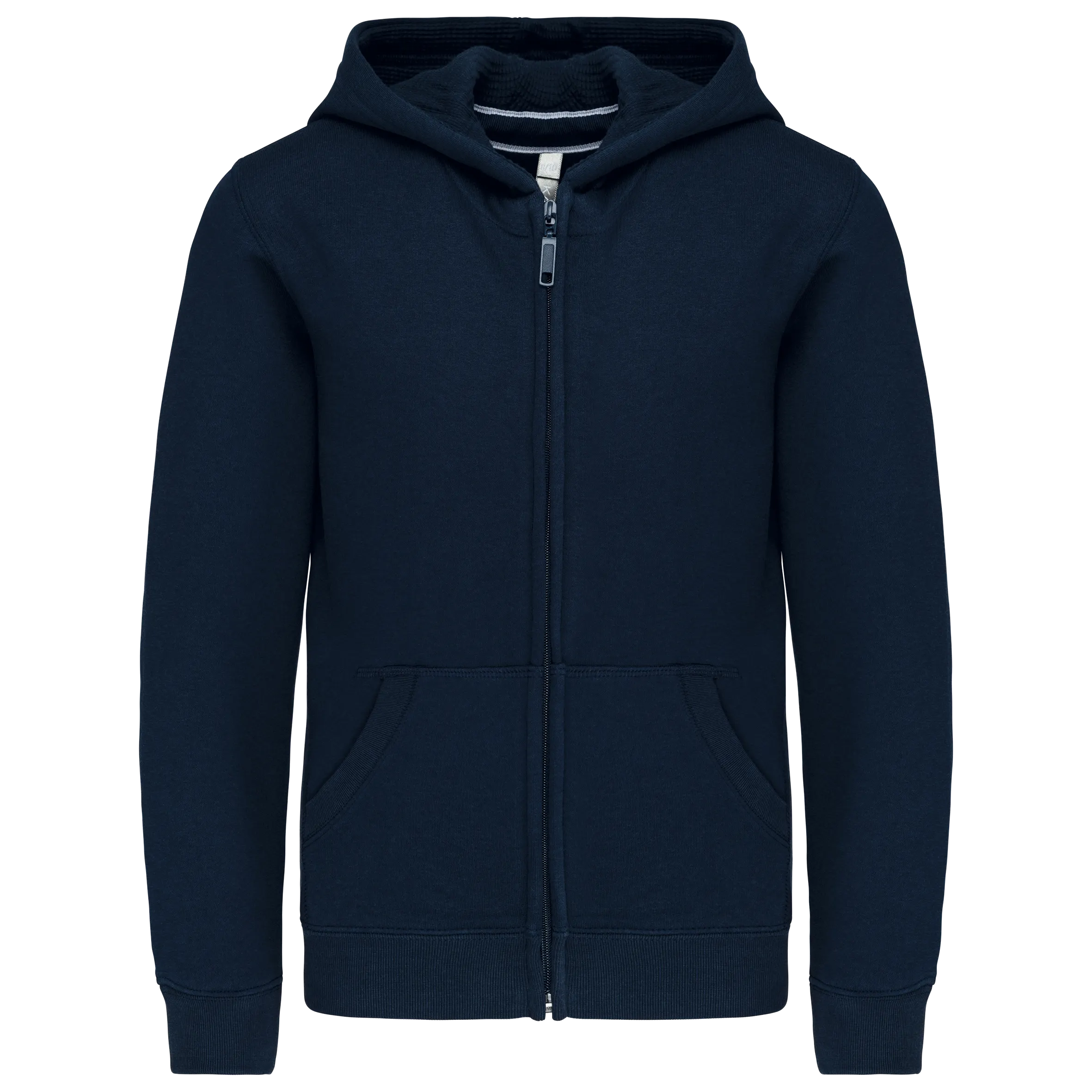 Sudadera capucha y cremallera niños