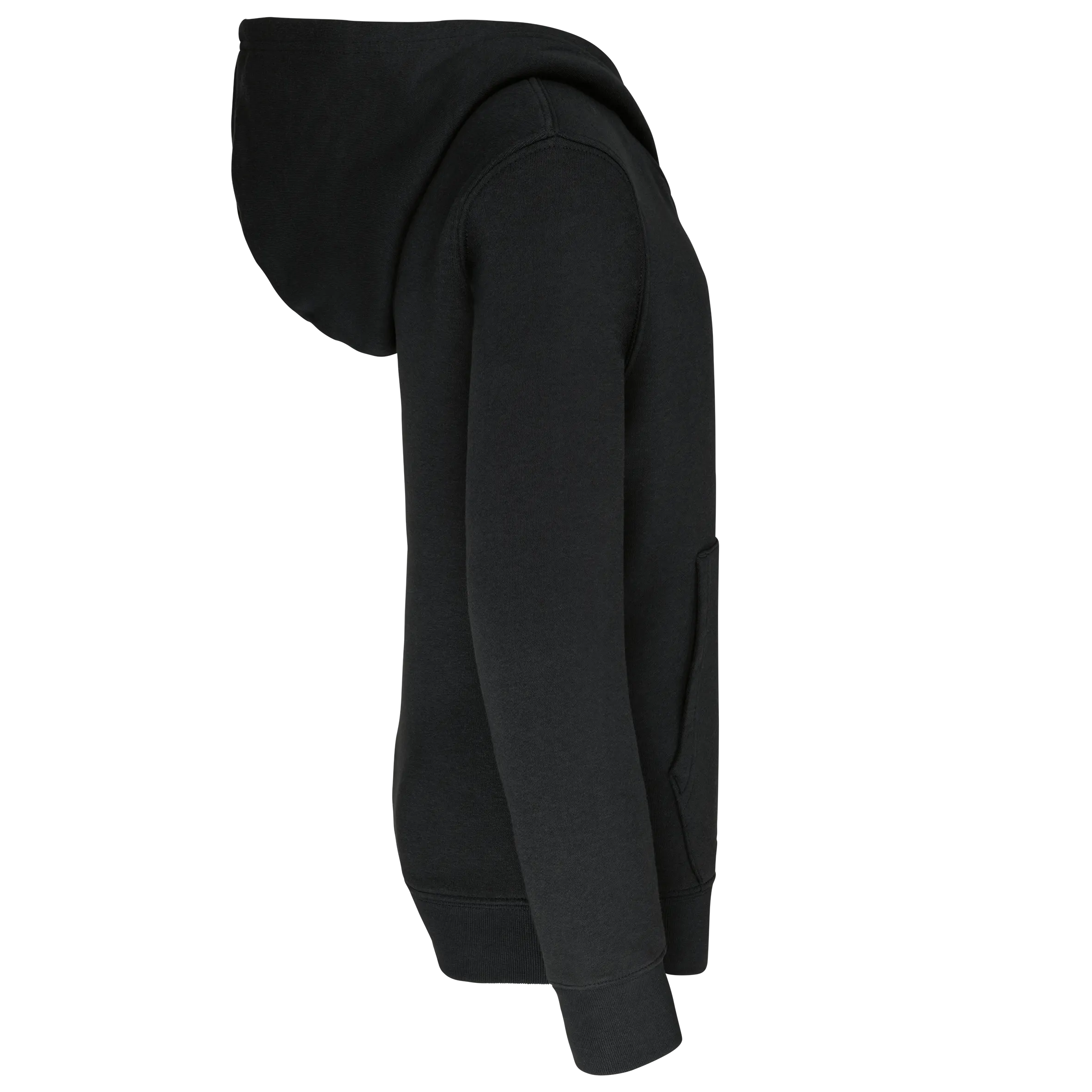 Sudadera capucha contrastada niños