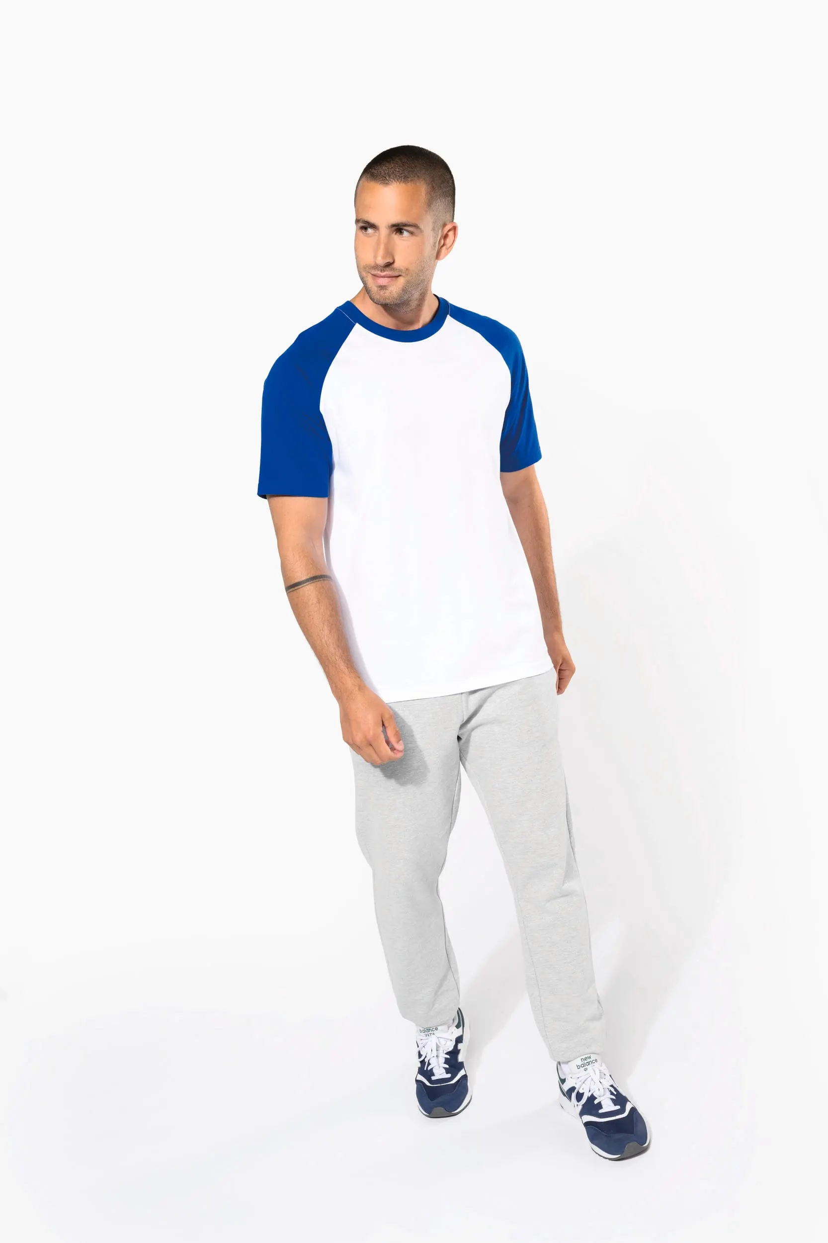 Baseball - camiseta bicolor manga corta hombre
