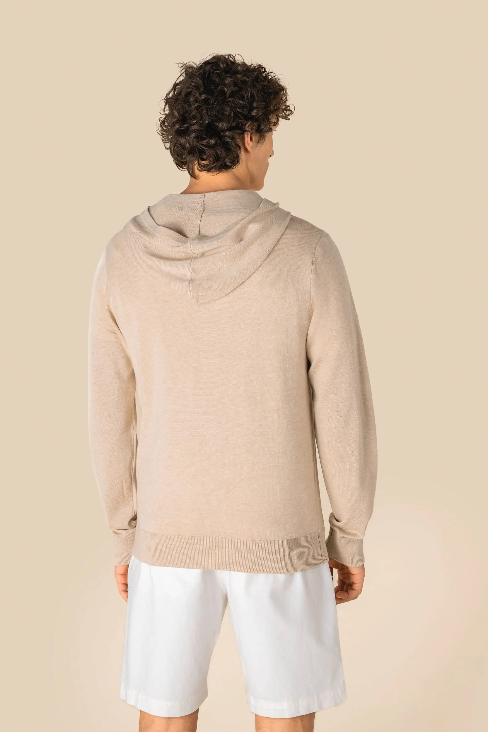 Jersey ecorresponsable con capucha de lyocell hombre
