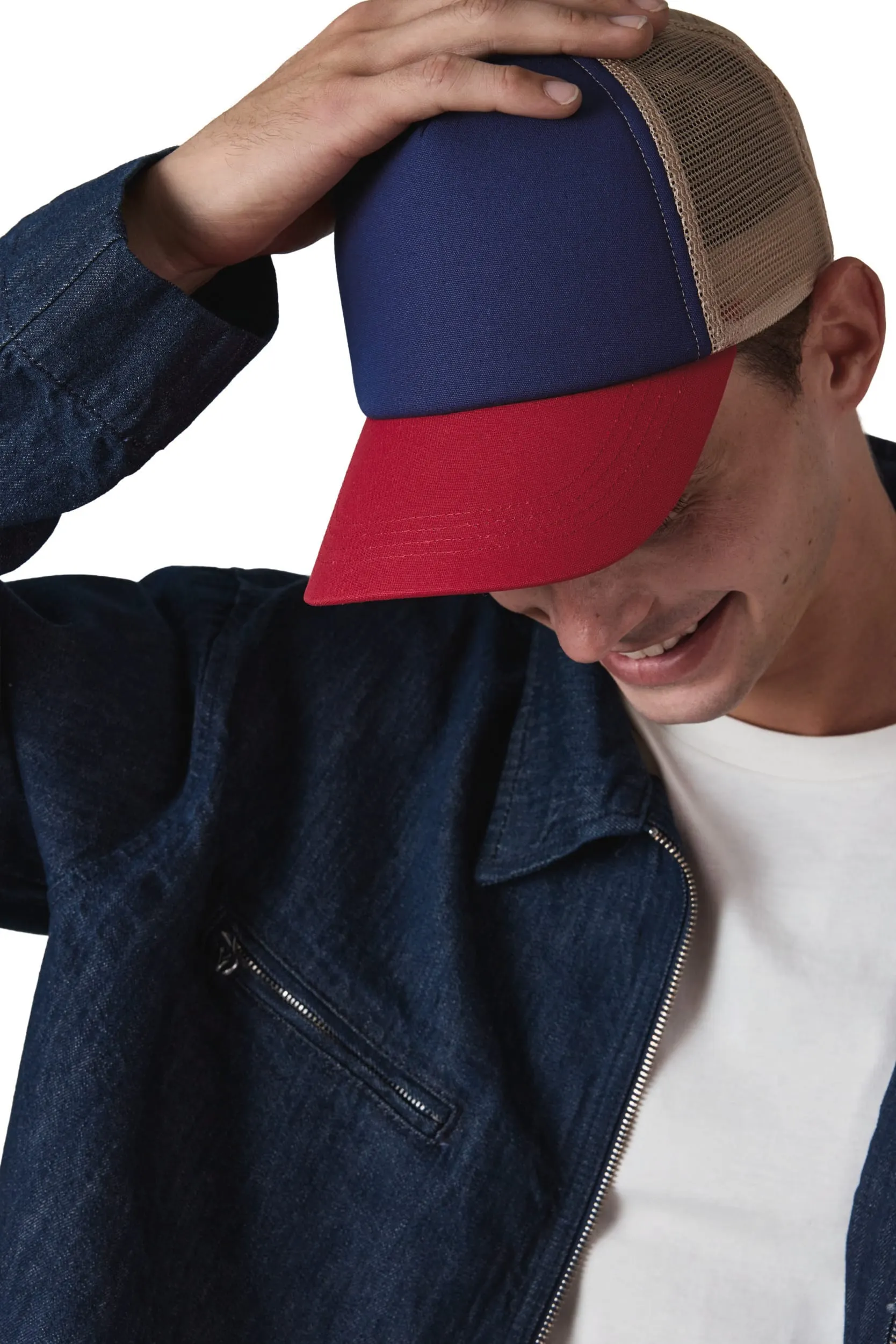 Gorra trucker de 5 paneles de algodón canvas - K-up Gold Label