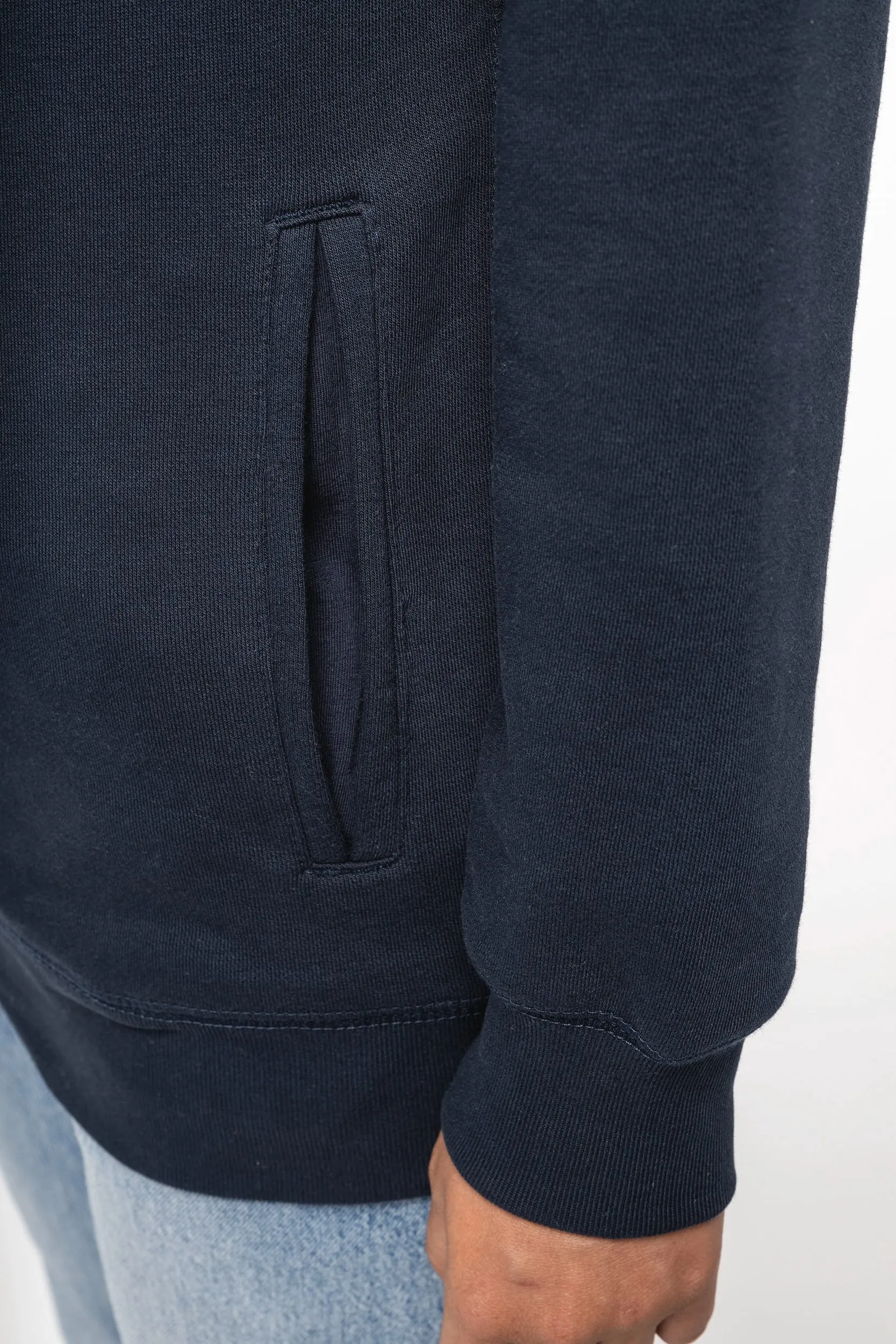 Sudadera ecorresponsable french terry capucha - Unisex