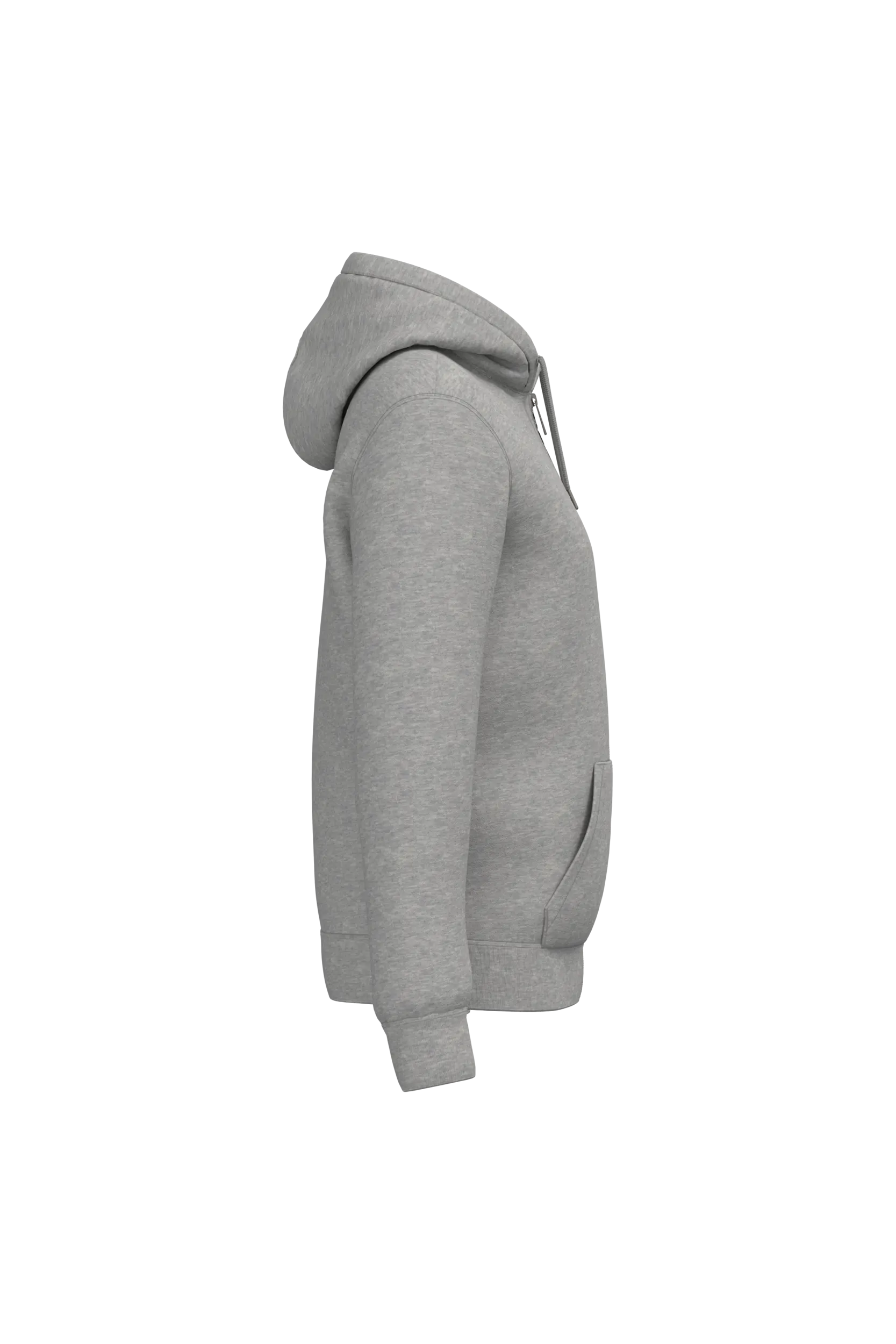 Sudadera ecorresponsable con cremallera y forro de sherpa unisex