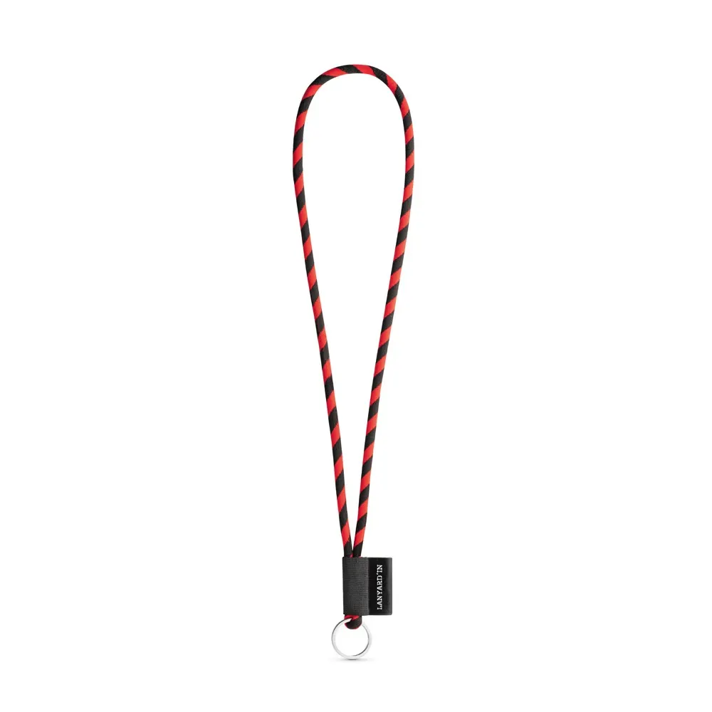 75093. SET Lanyard TUBE Long (Ø 7 mm) con Anilla Ø 32 mm