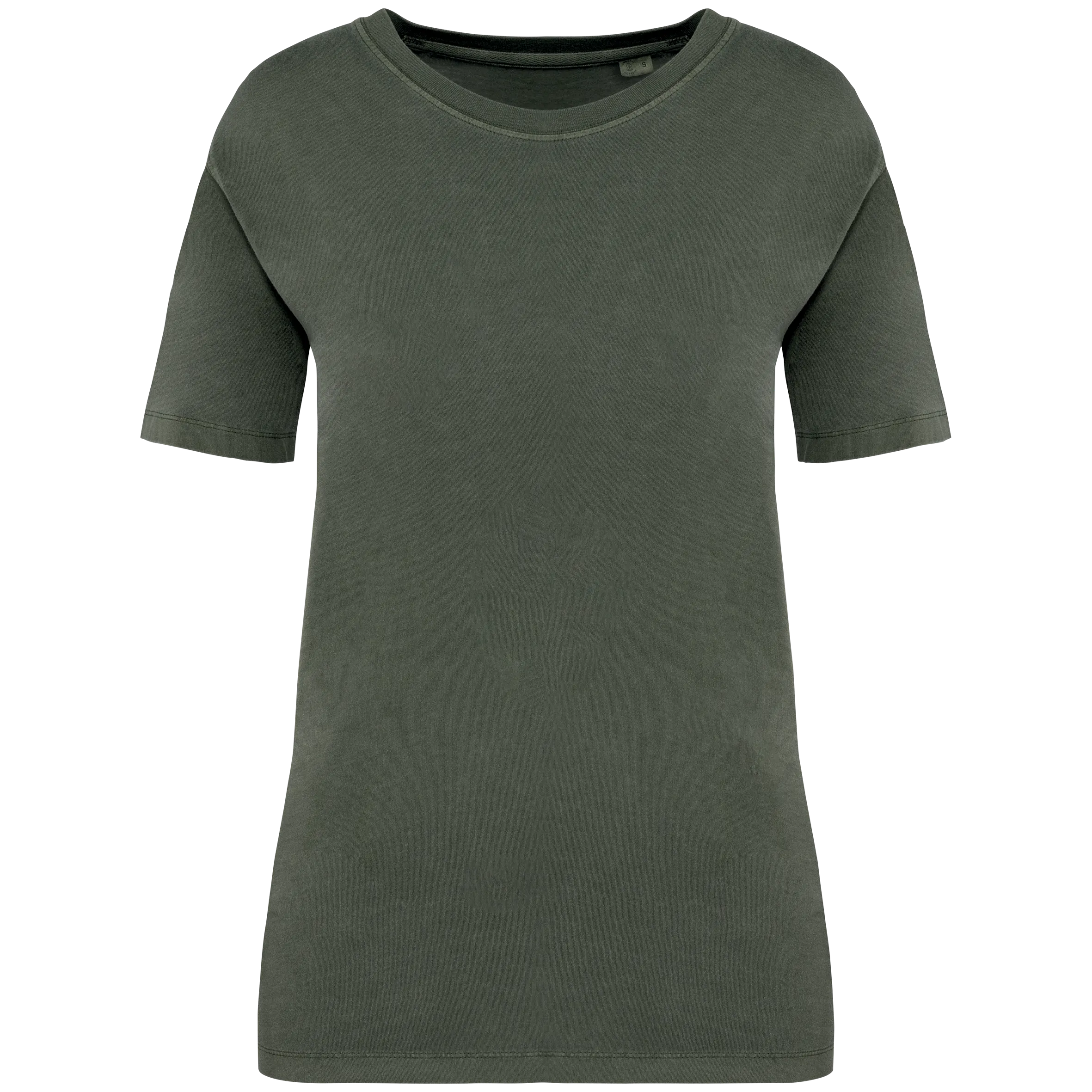 Camiseta ecorresponsable  efecto lavado mujer