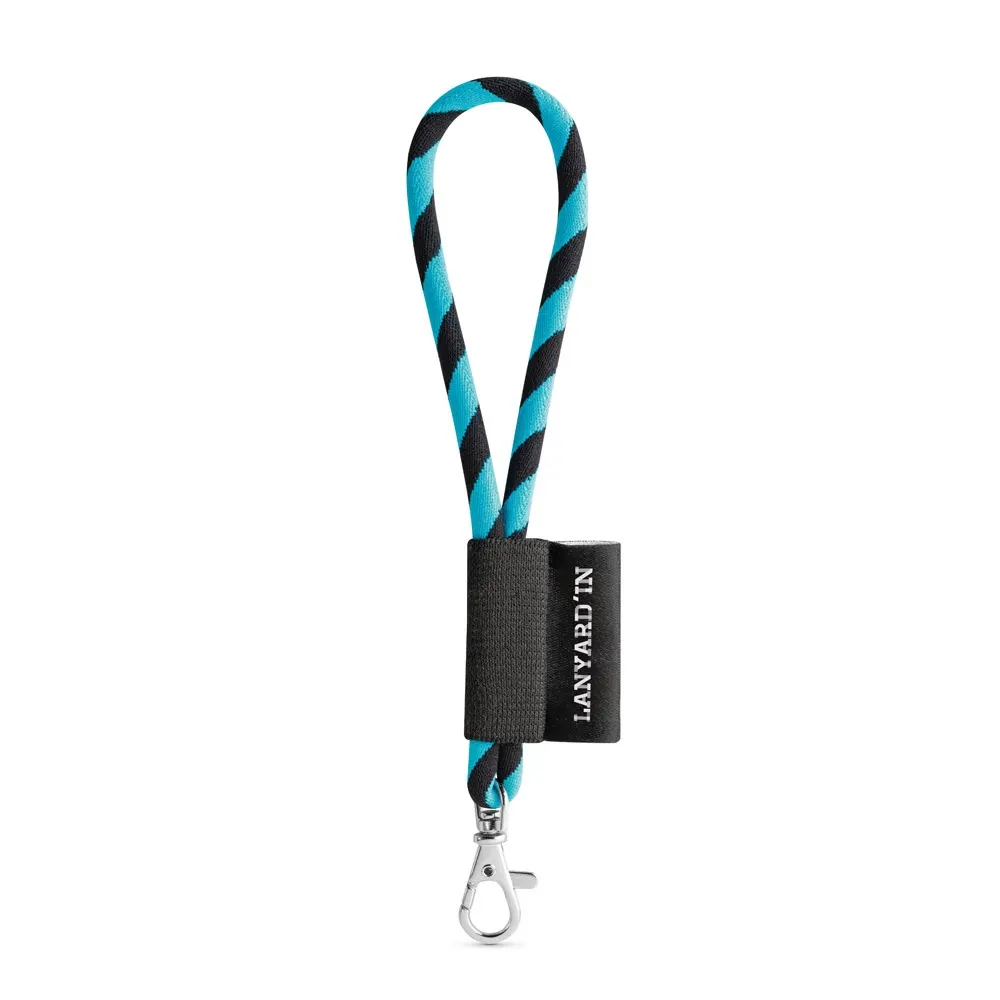 75090. SET Lanyard TUBE Short (Ø 7 mm) con mosquetón de 9 mm