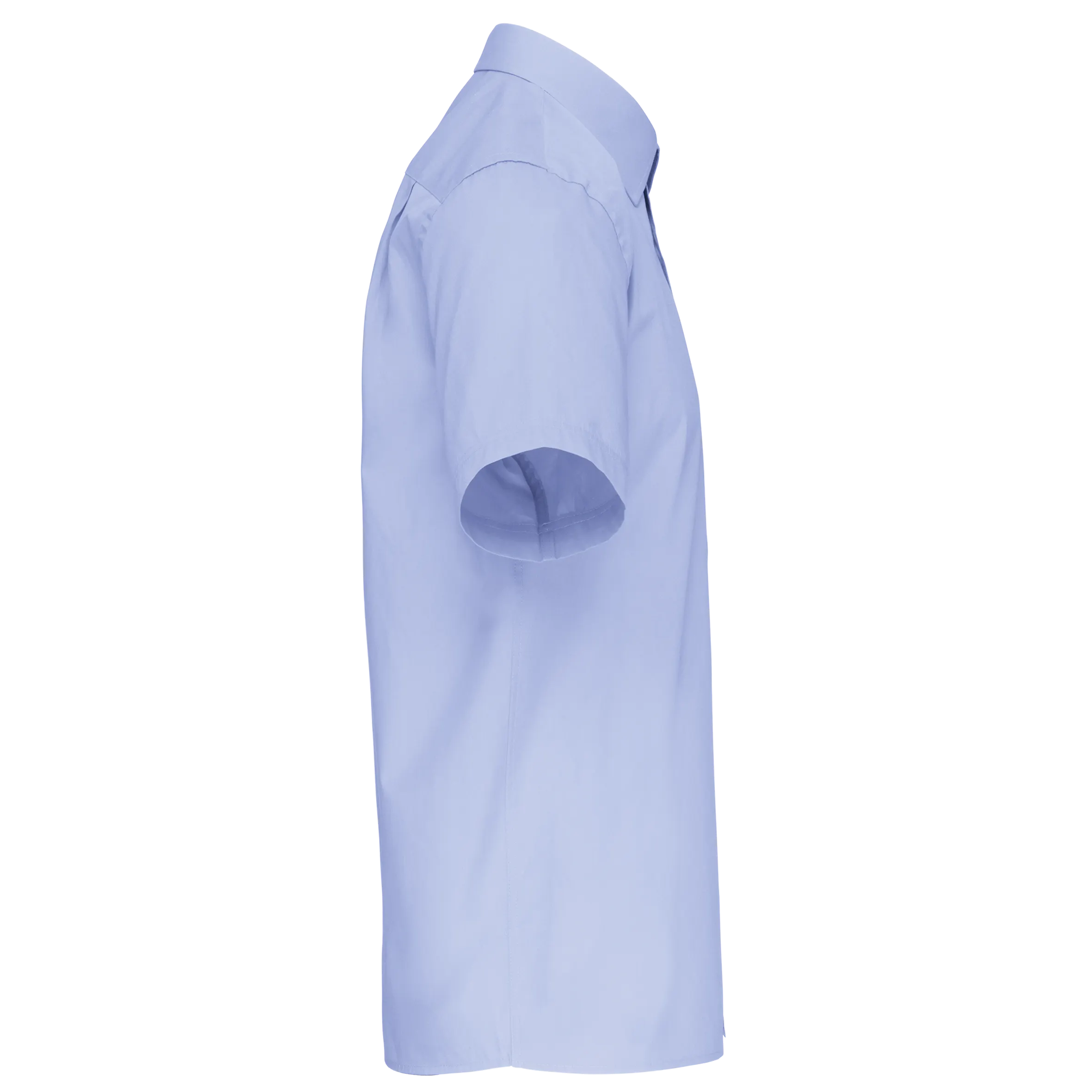 Camisa popelina manga corta hombre