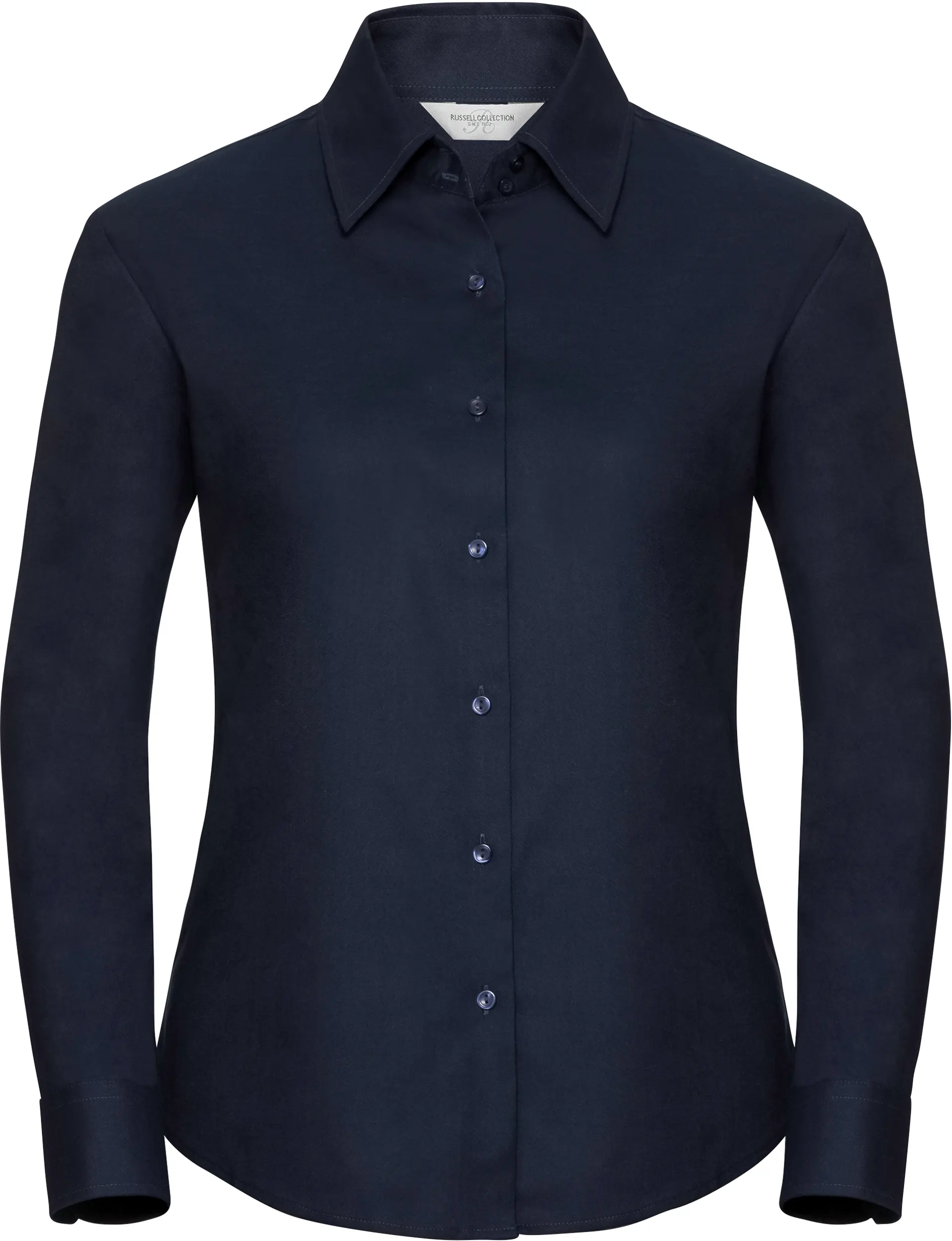 Camisa Oxford manga larga mujer