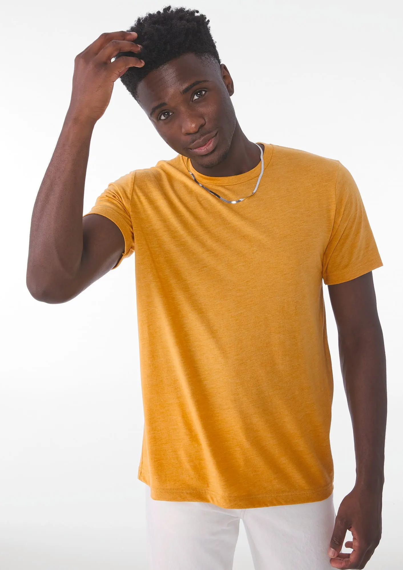 Camiseta Triblend cuello redondo