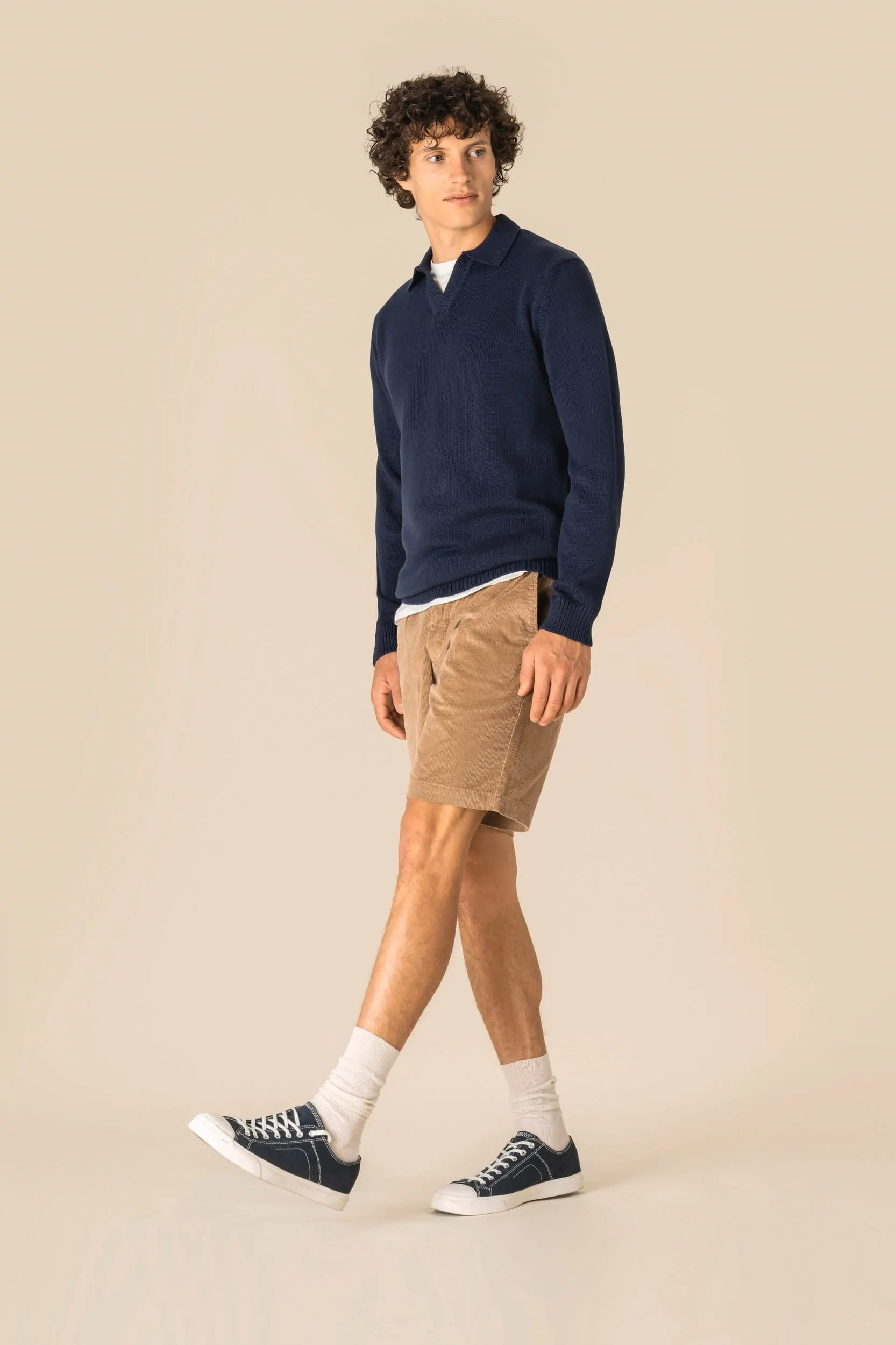 Short ecorresponsable de pana hombre