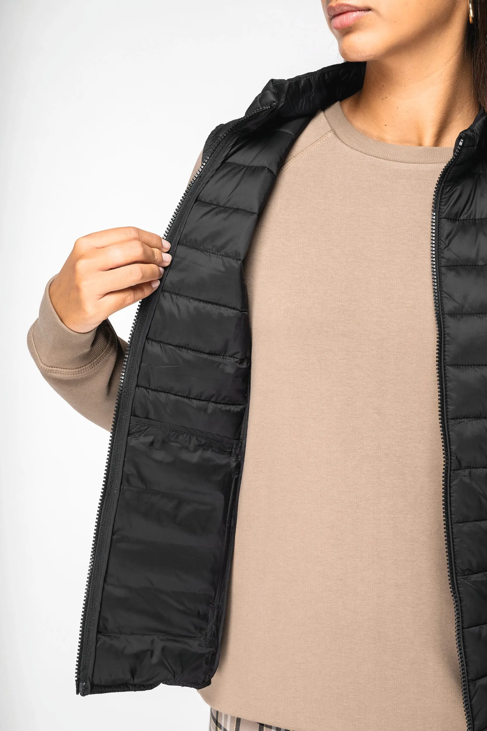 Chaleco ecorresponsable ligero mujer