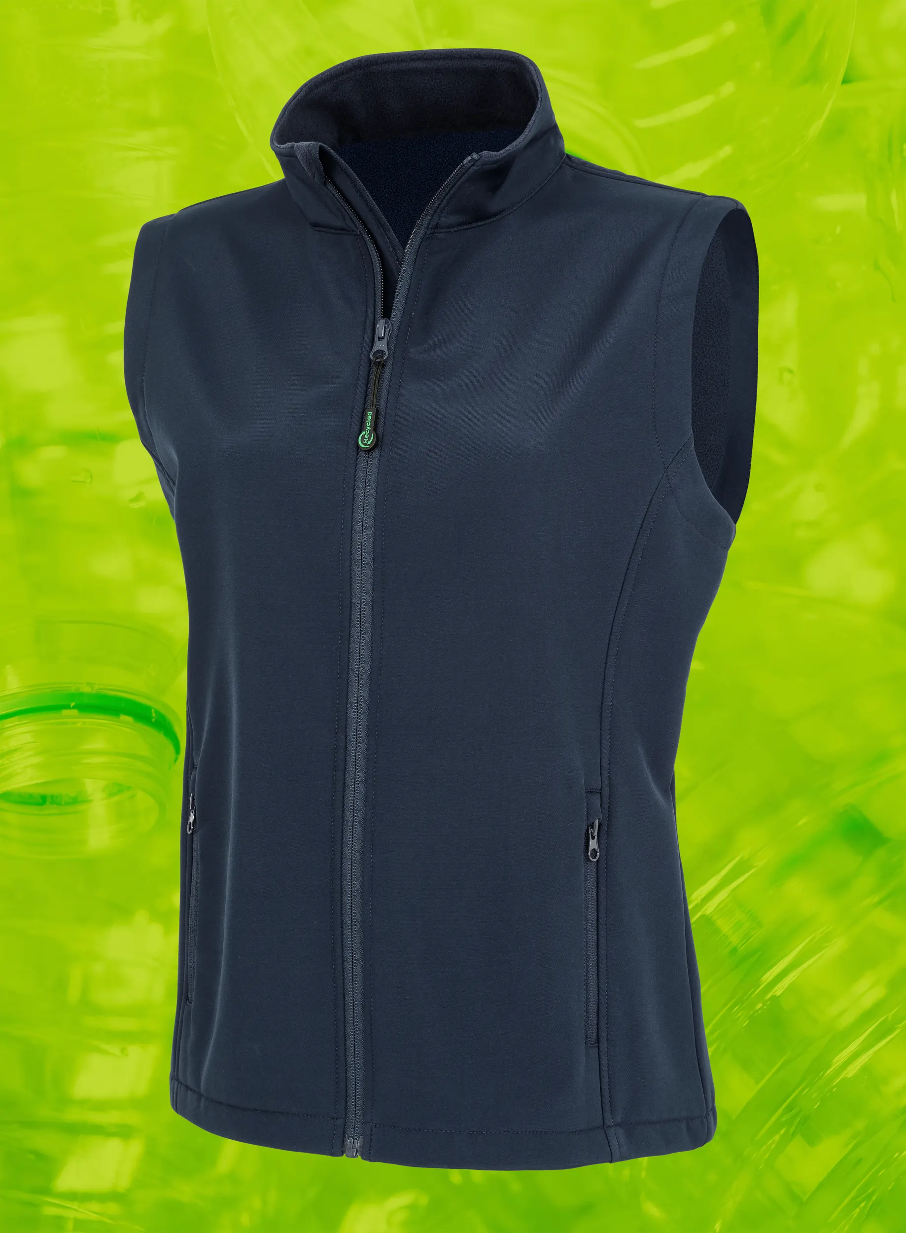Chaleco softshell reciclado mujer