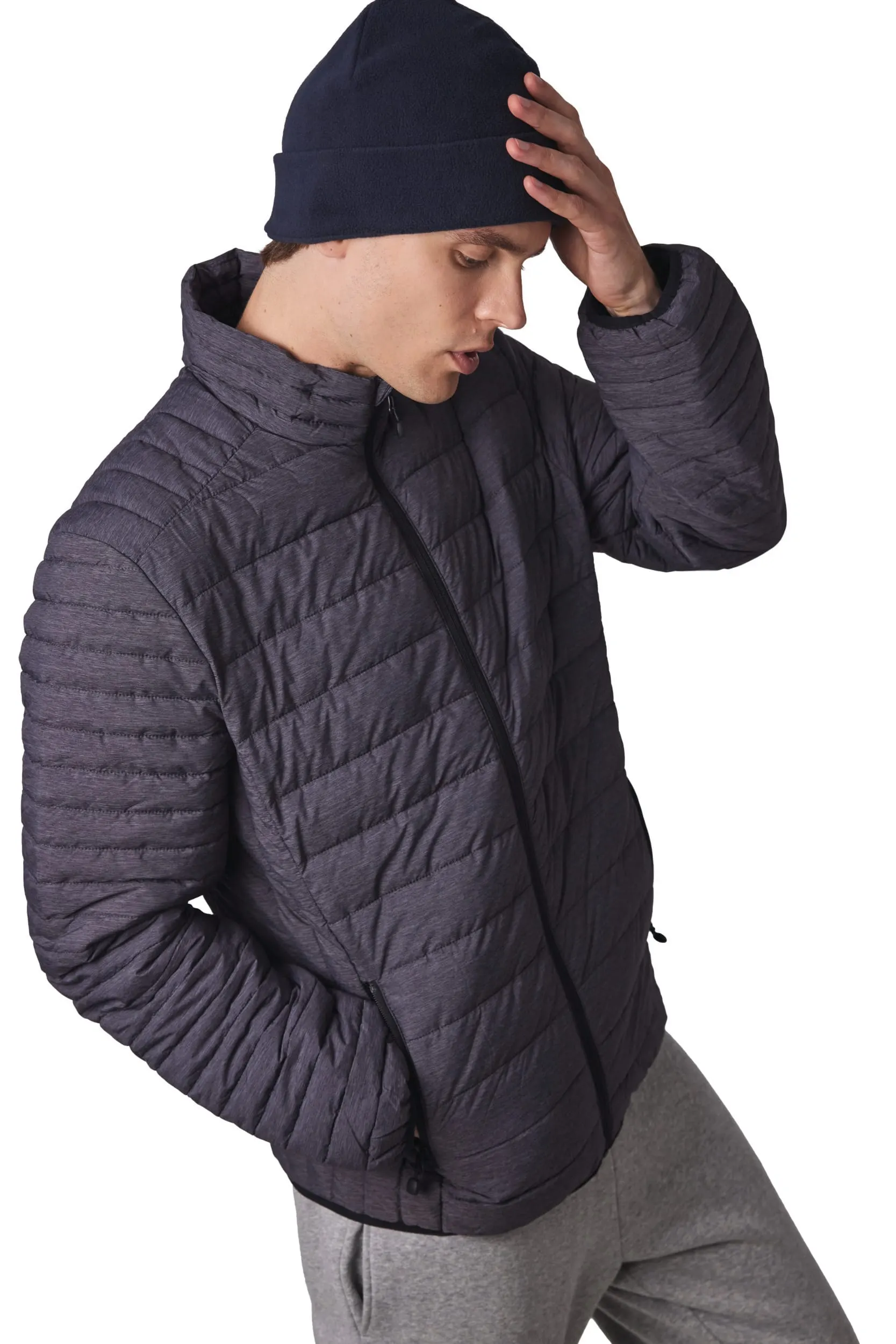 Gorro micropolar reciclado con dobladillo