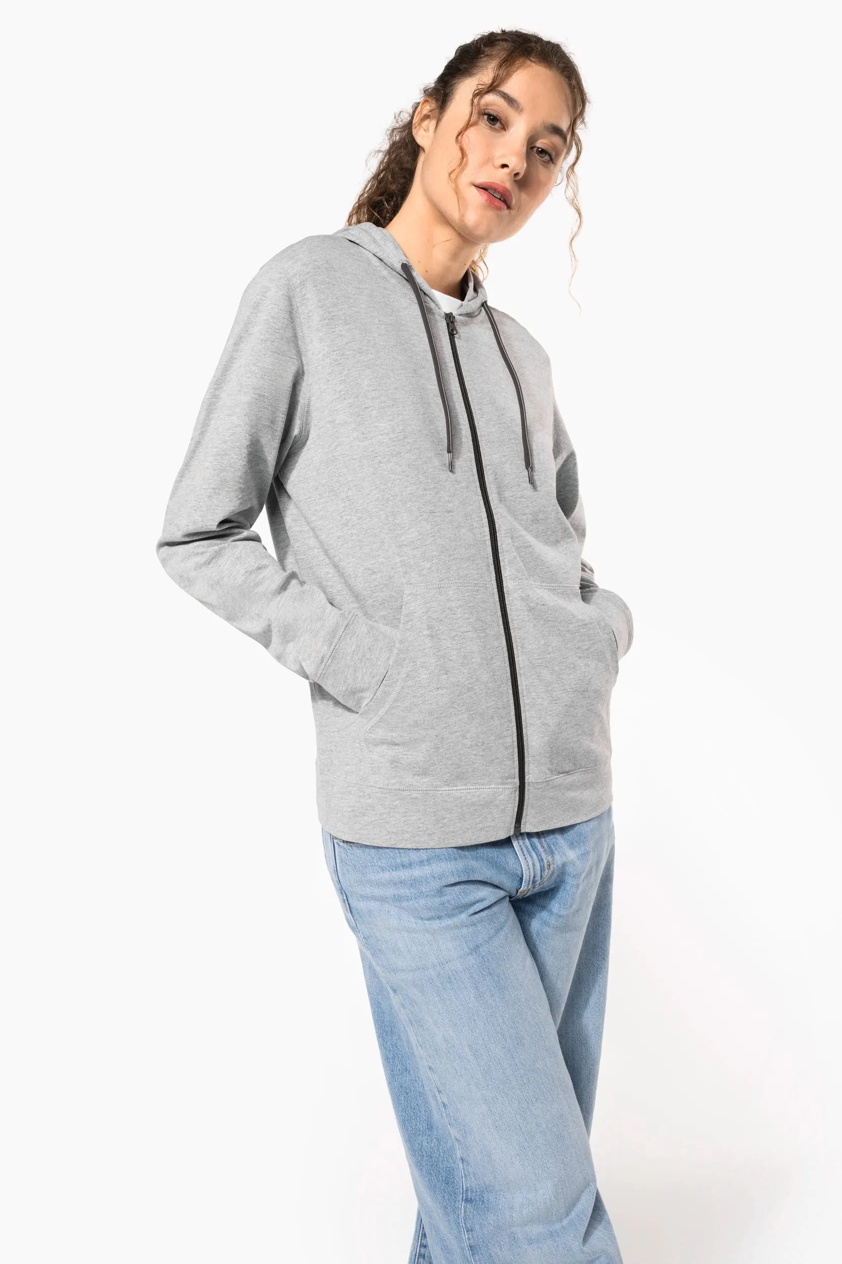 Sudadera ligera algodón con capucha