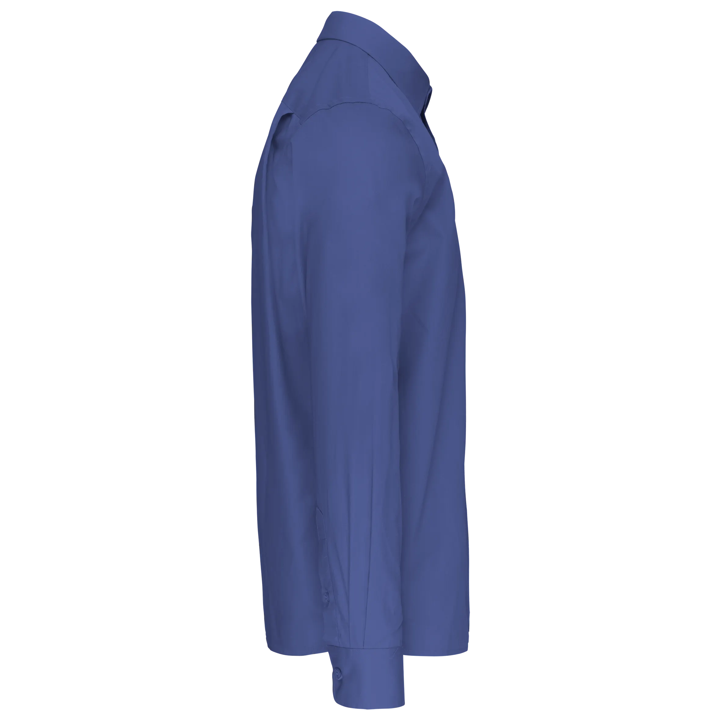 Camisa popelina manga larga hombre