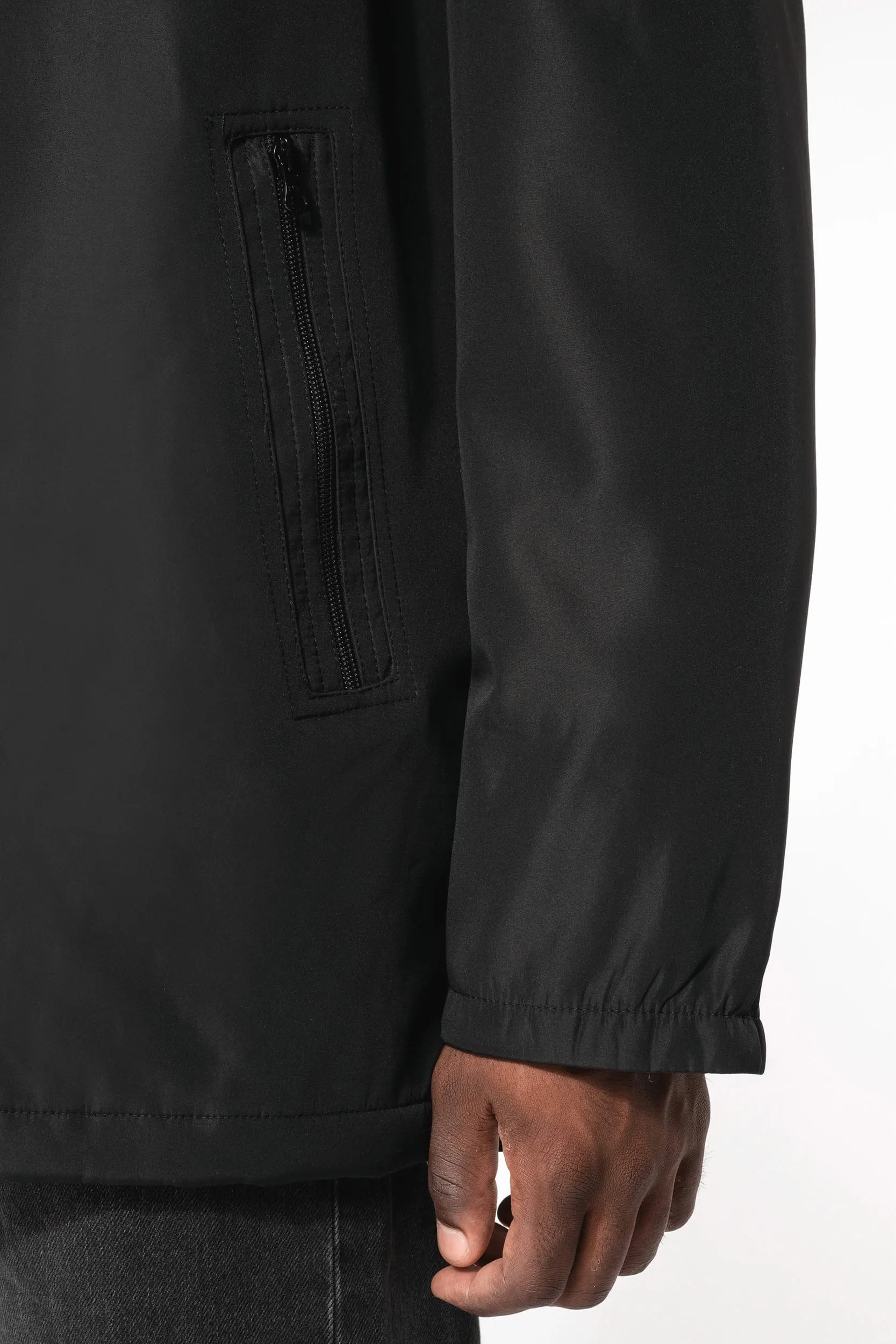 Parka con capucha extraíble