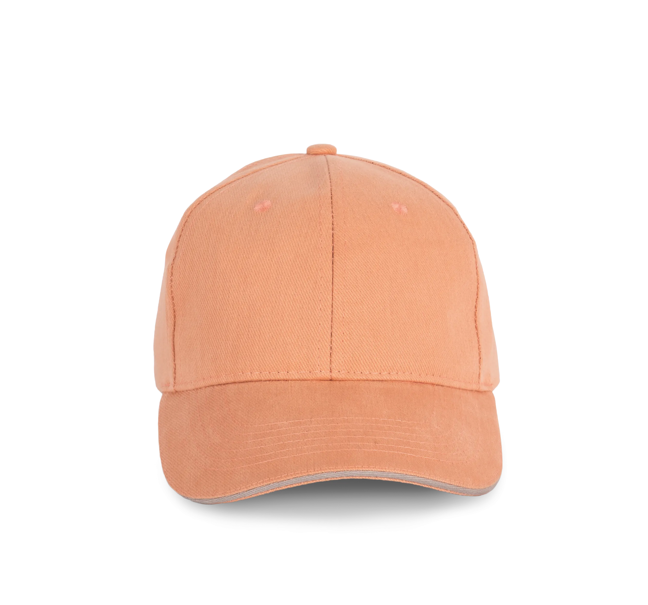 Gorra algodón orgánico con sándwich contrastado - 6 paneles