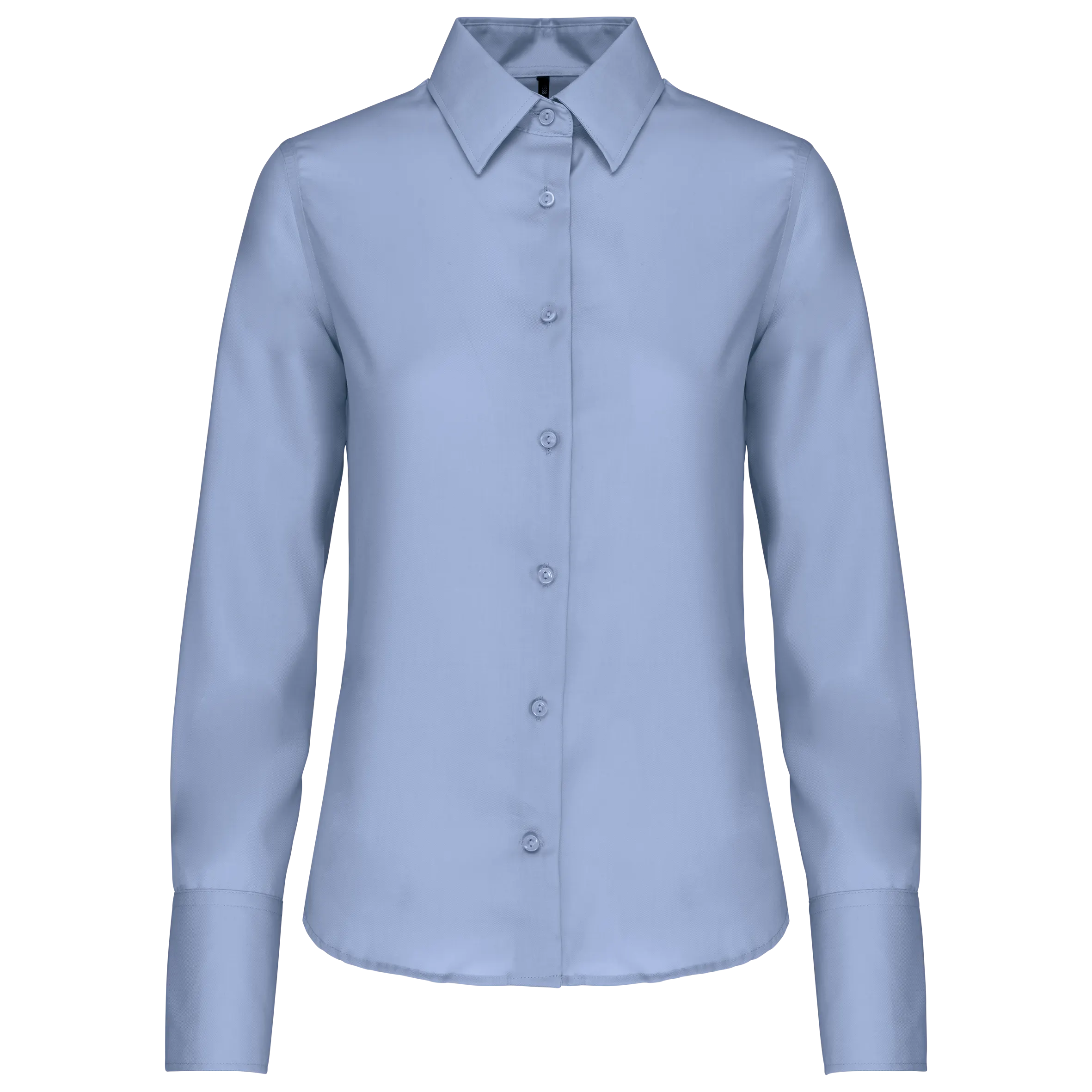 Camisa no-plancha manga larga mujer