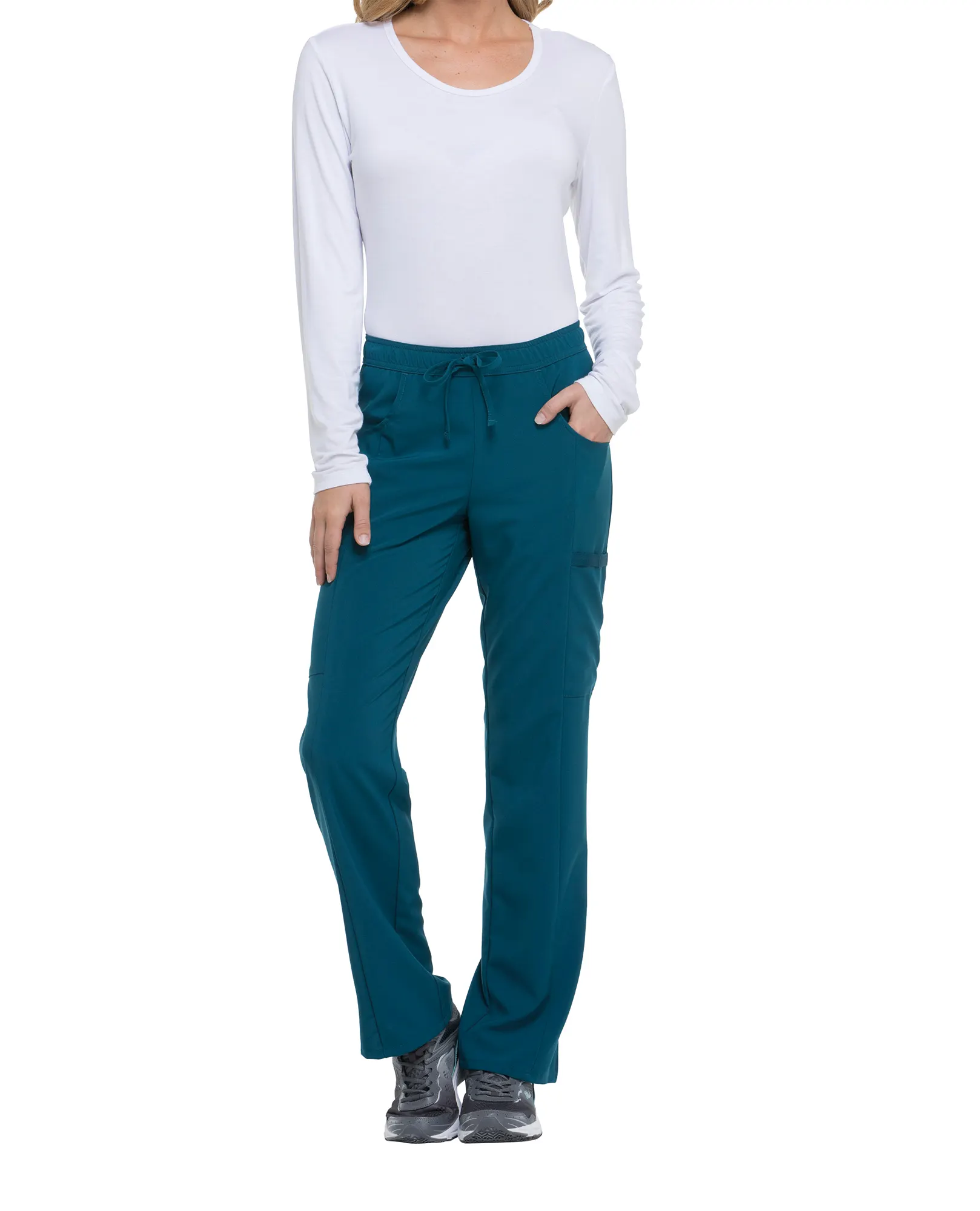 Pantalones de tiro medio mujer<br/>