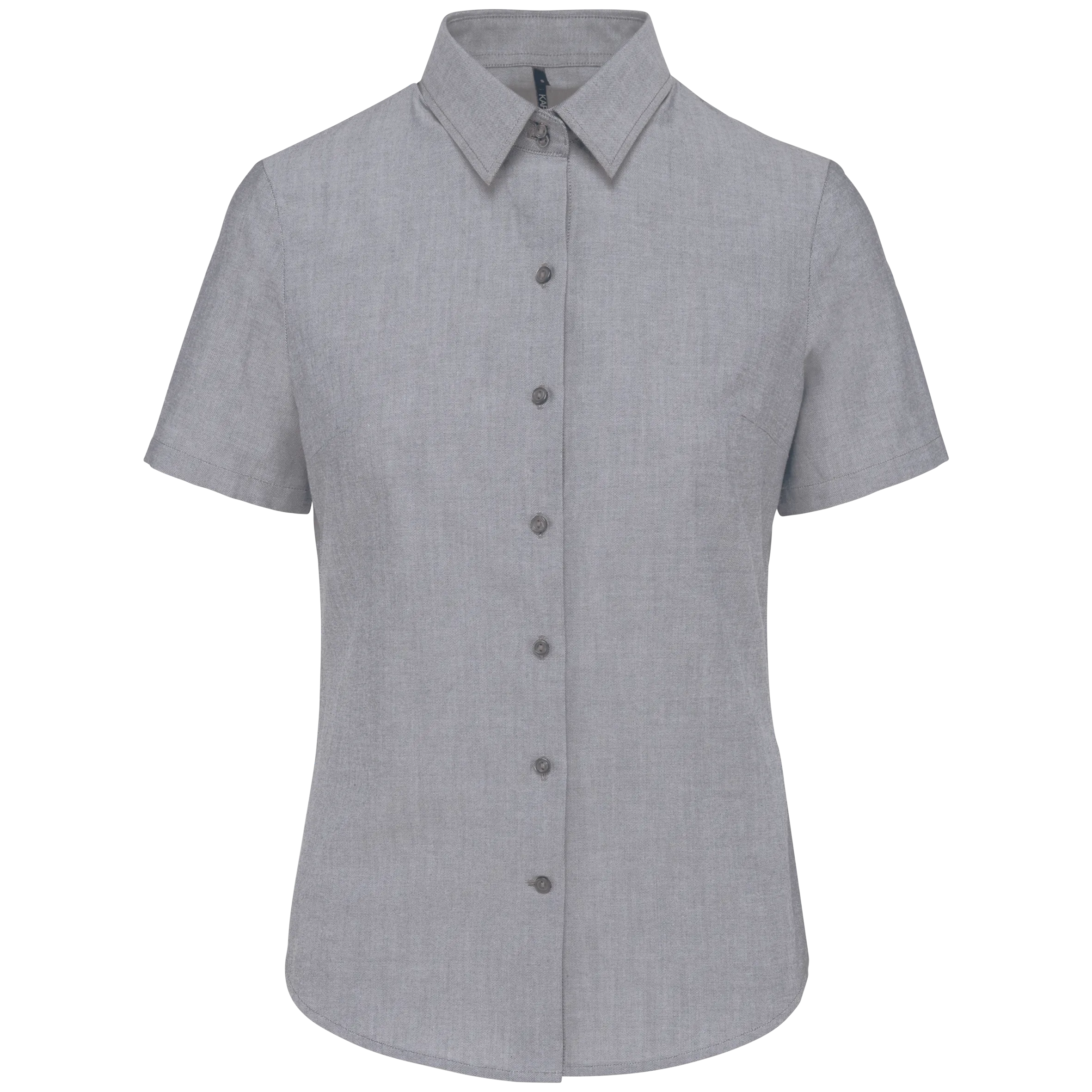 Camisa oxford manga corta mujer